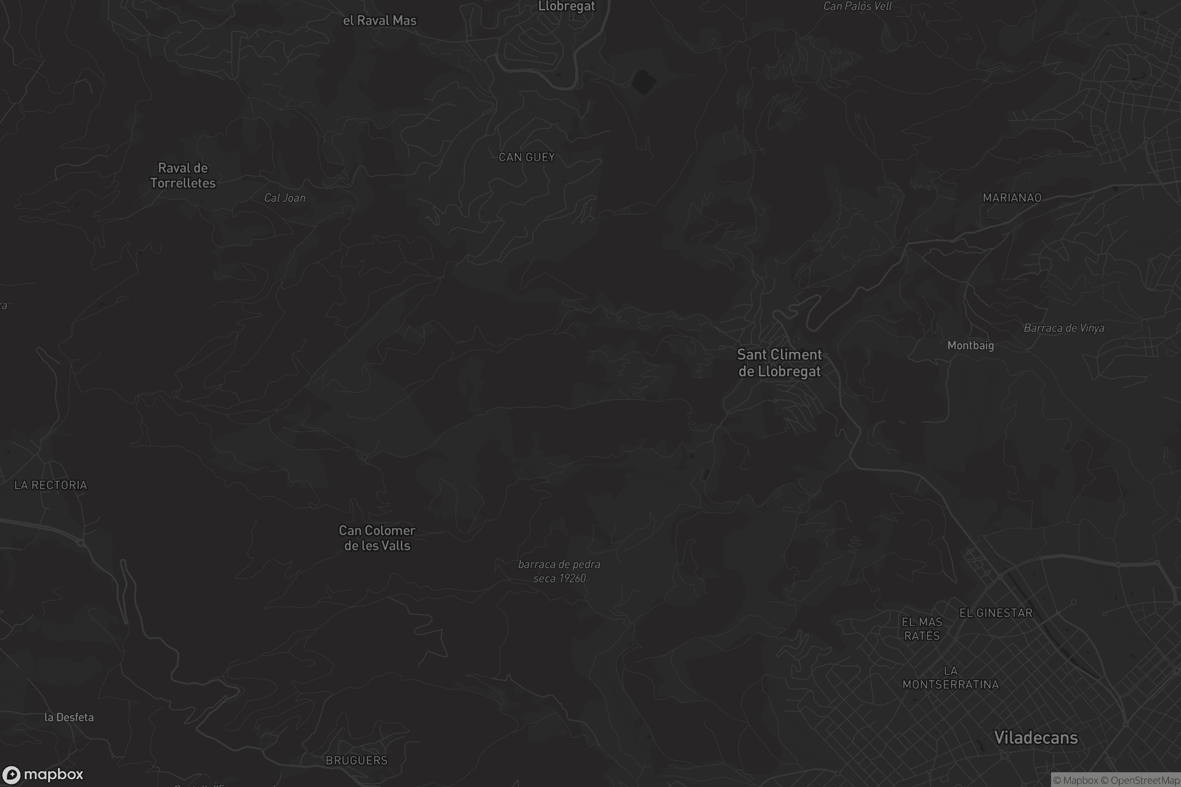 Mapa de Sant Climent de Llobregat