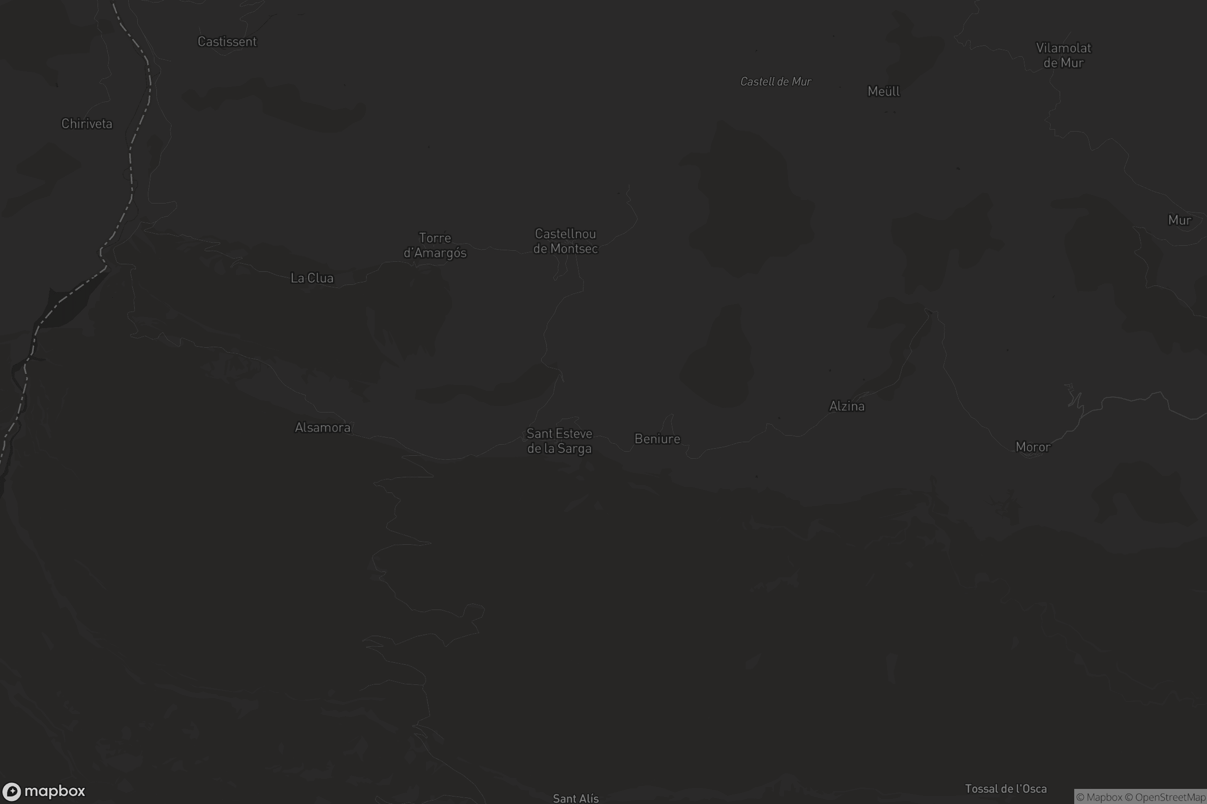 Mapa de Sant Esteve de la Sarga