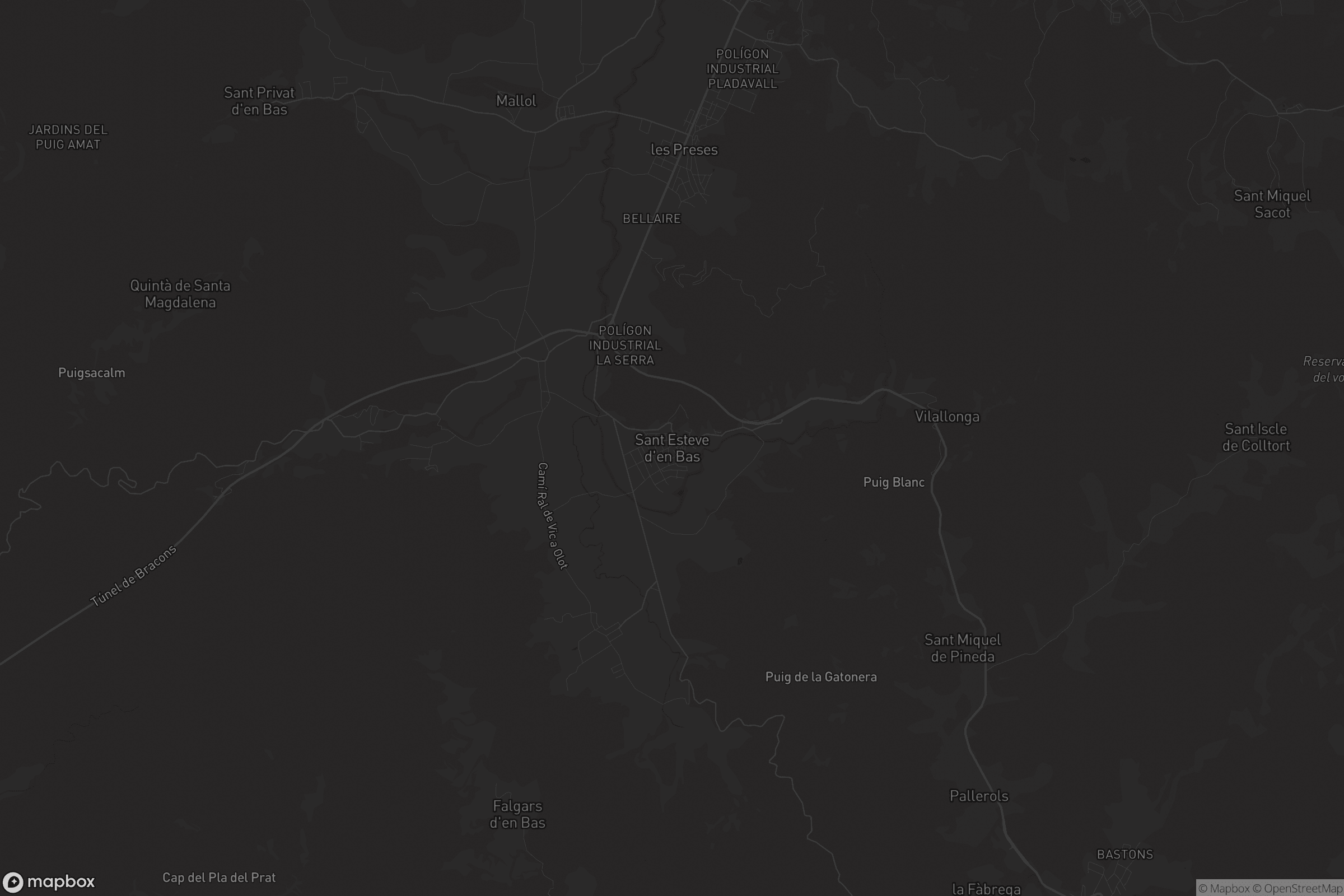 Mapa de Sant Esteve d'en Bas