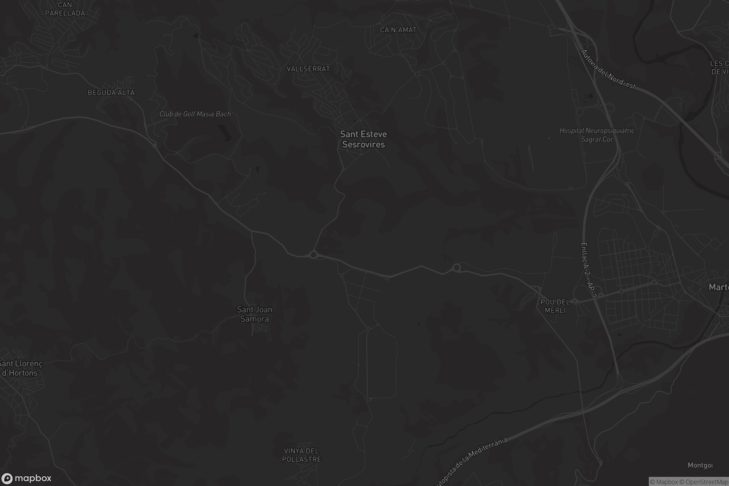 Mapa de Sant Esteve Sesrovires