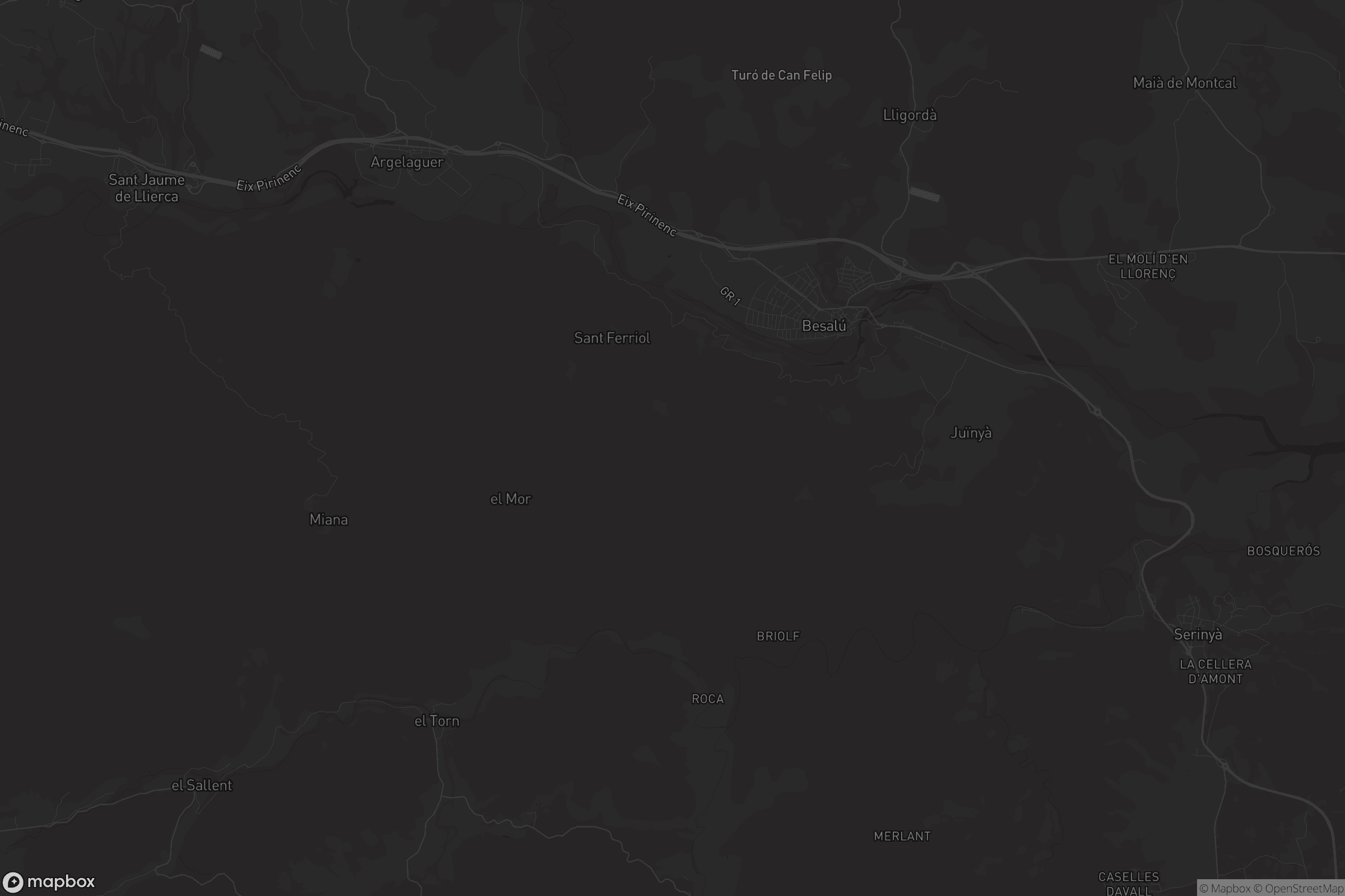 Mapa de Sant Ferriol