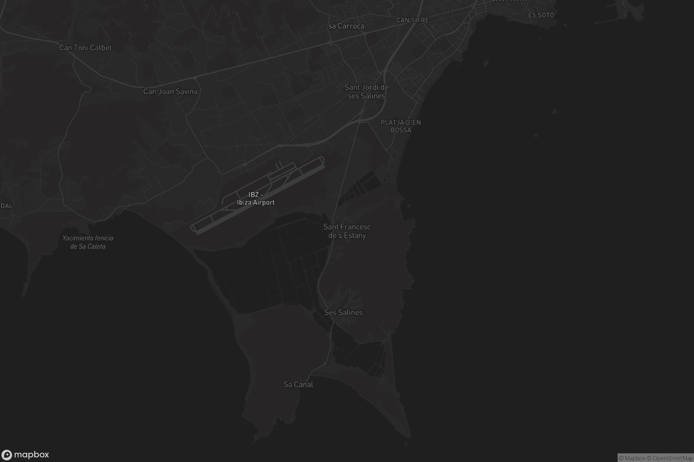 Mapa de Sant Francesc de s'Estany