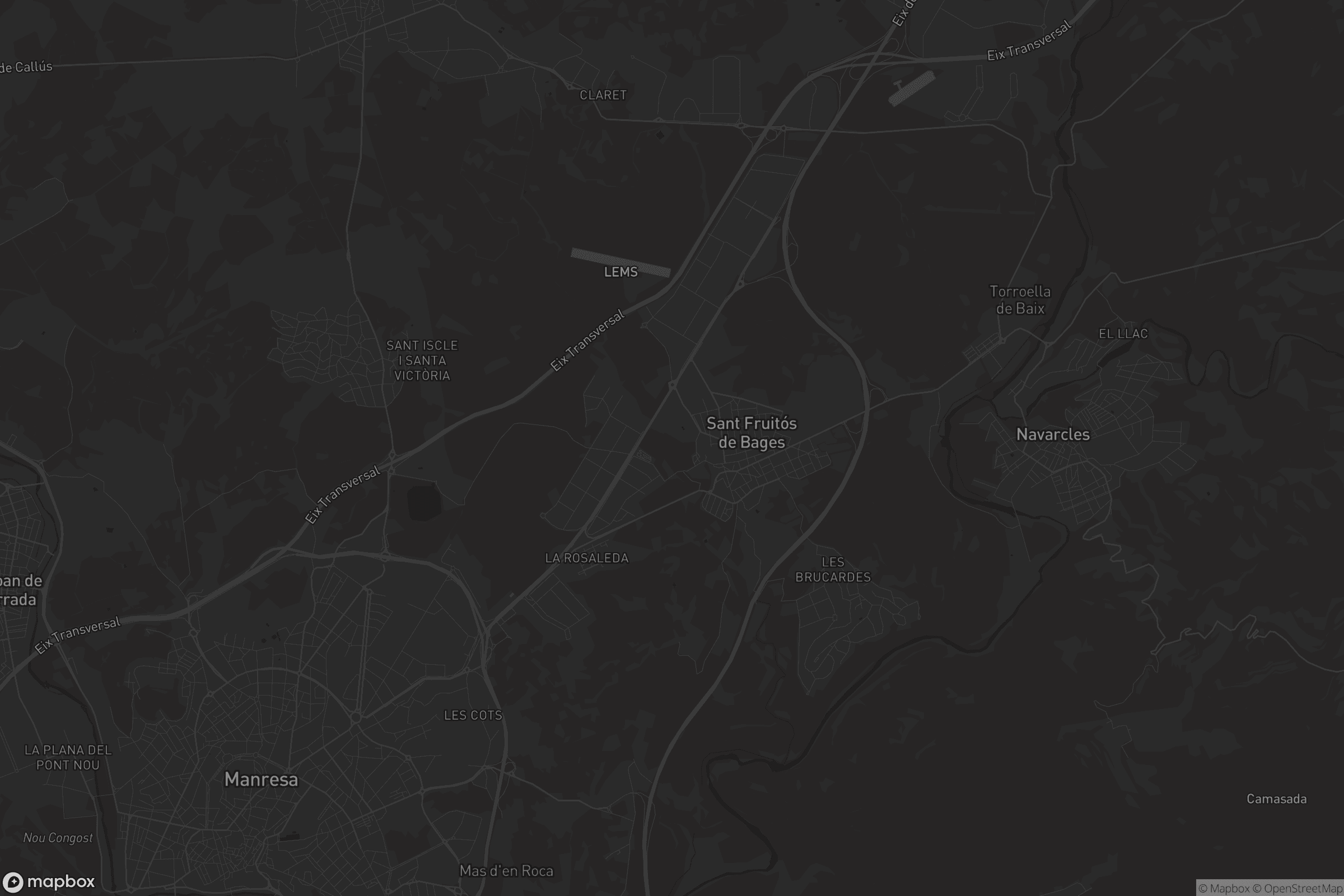 Mapa de Sant Fruitós de Bages