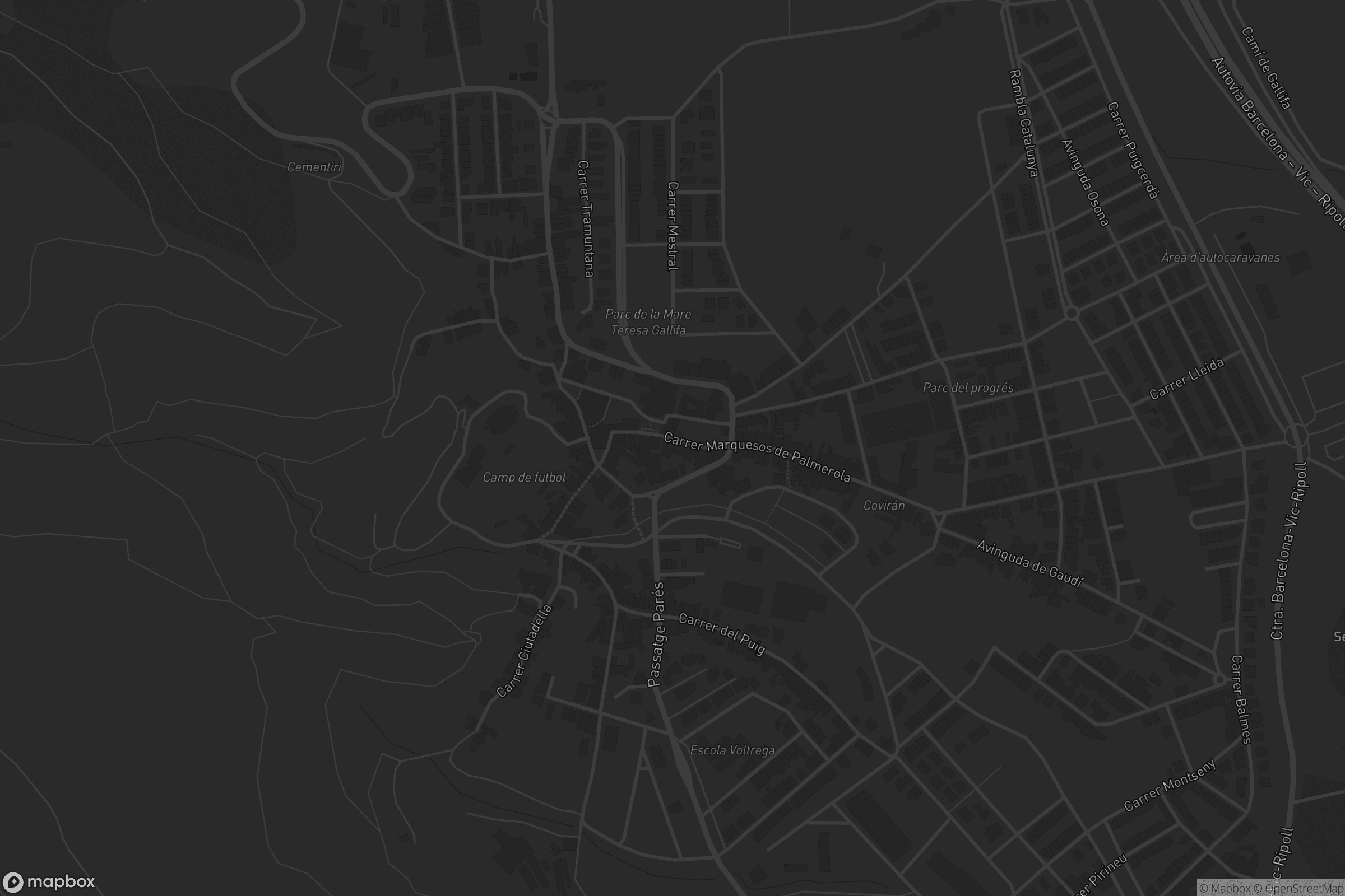 Mapa de Sant Hipòlit de Voltregà