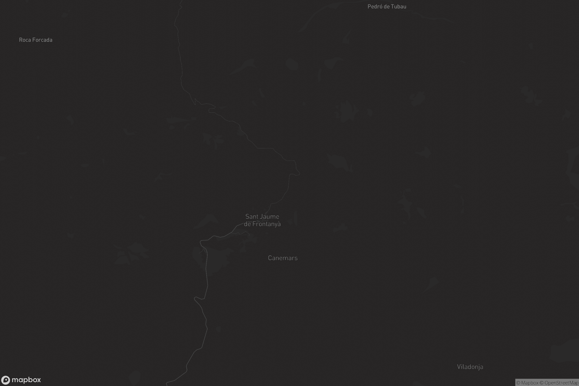 Mapa de Sant Jaume de Frontanyà