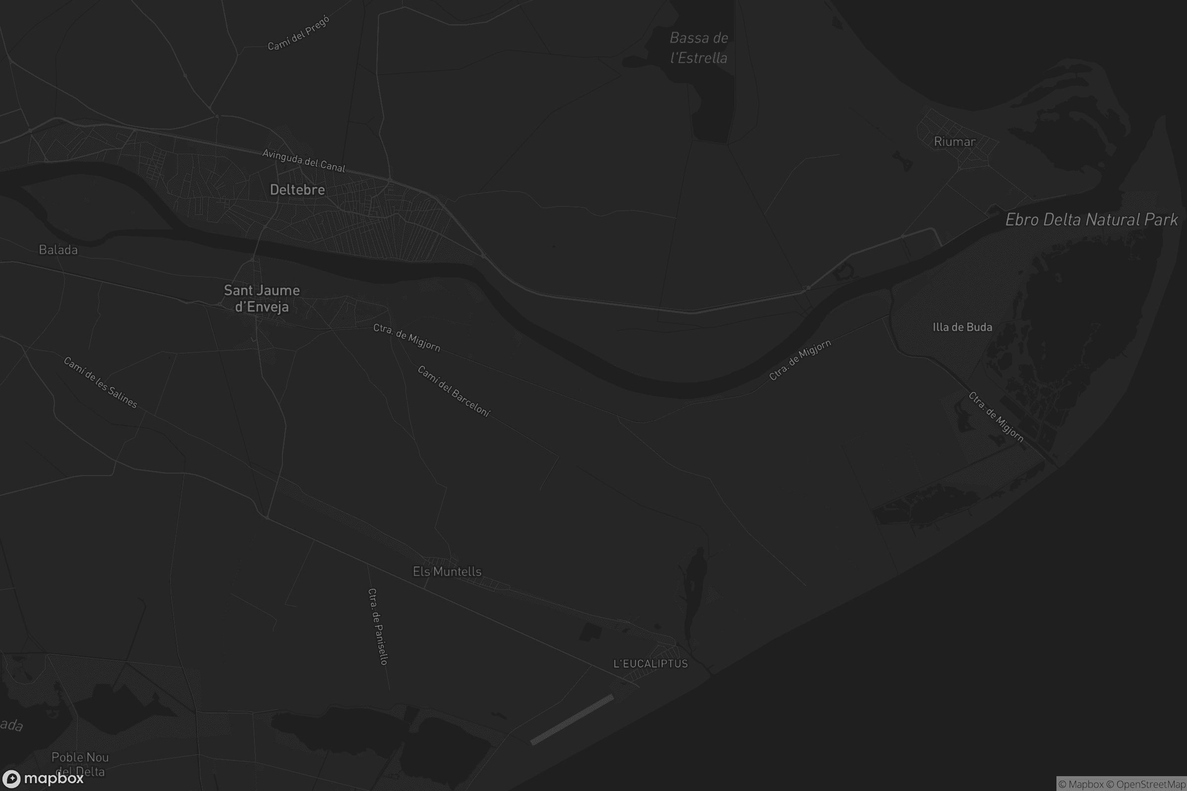 Mapa de Sant Jaume d'Enveja