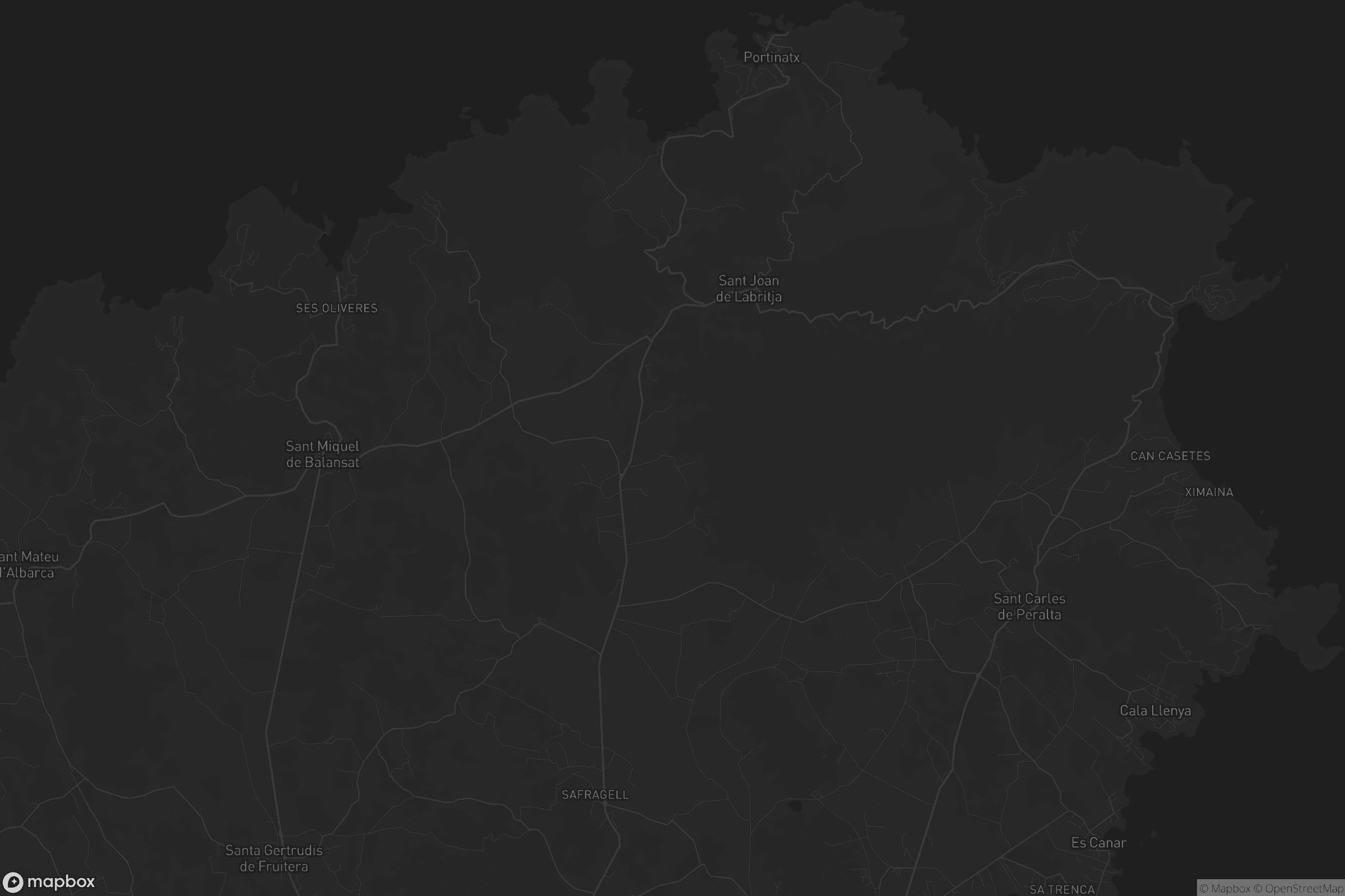 Mapa de Sant Joan de Labritja