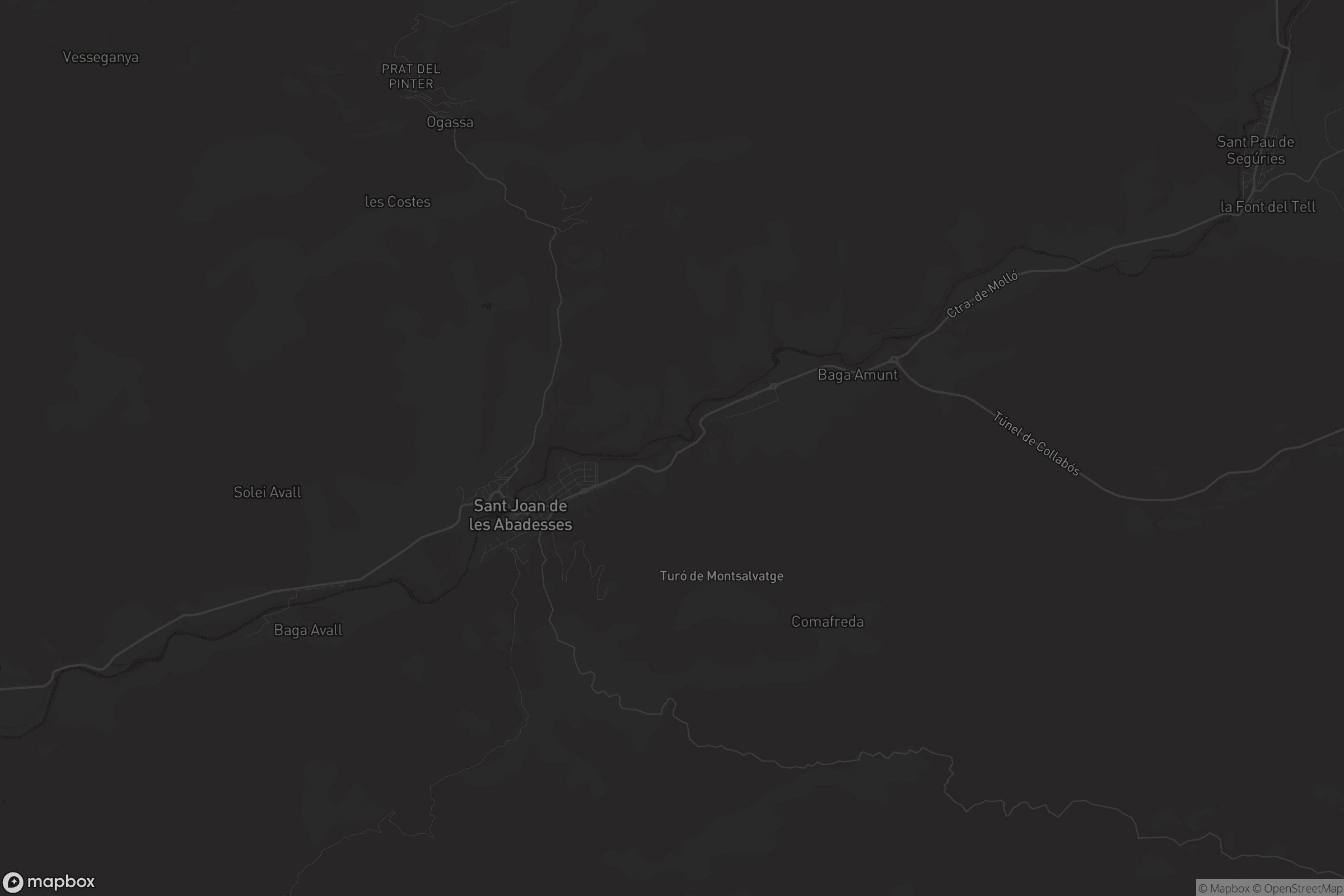 Mapa de Sant Joan de les Abadesses