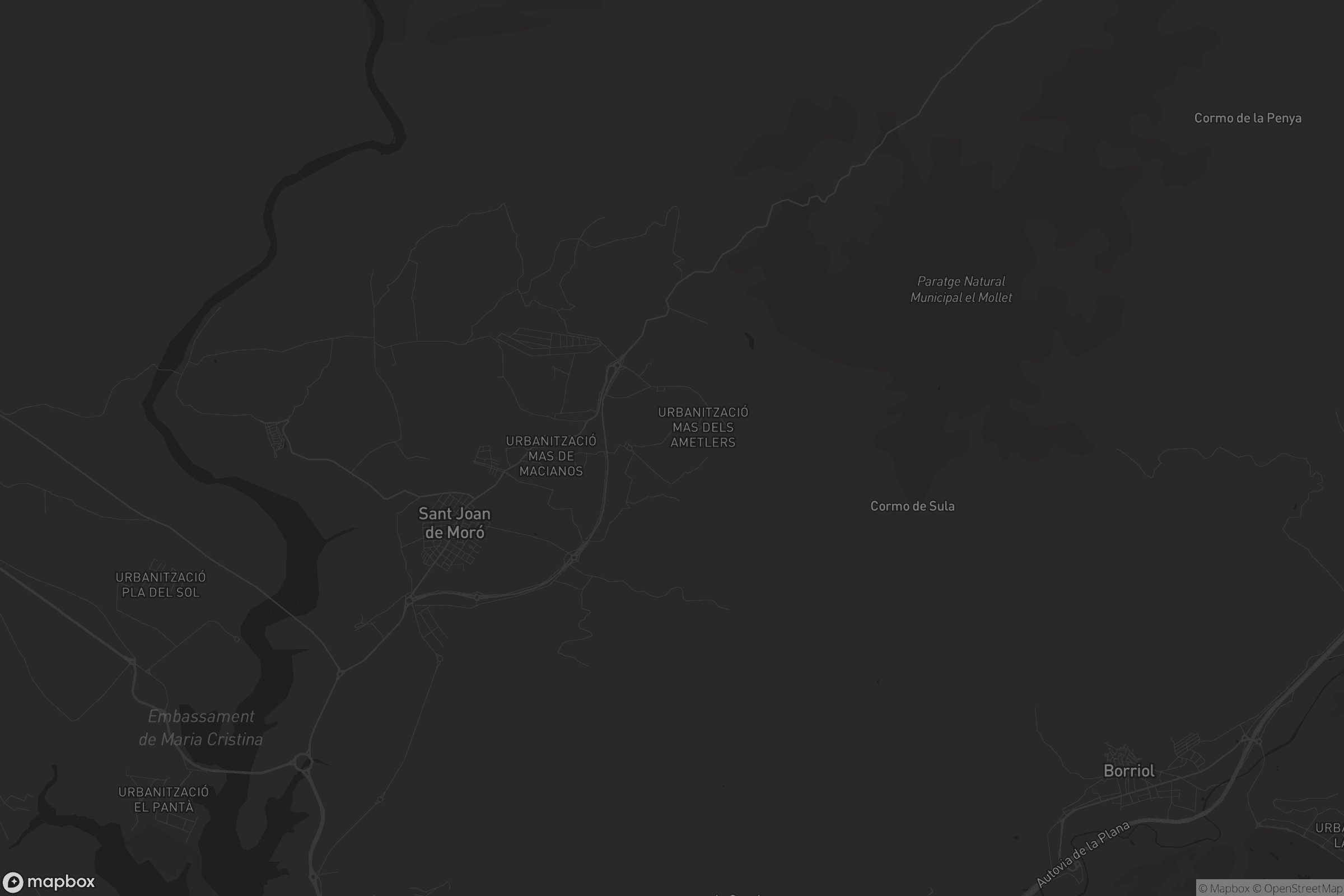 Mapa de Sant Joan de Moró