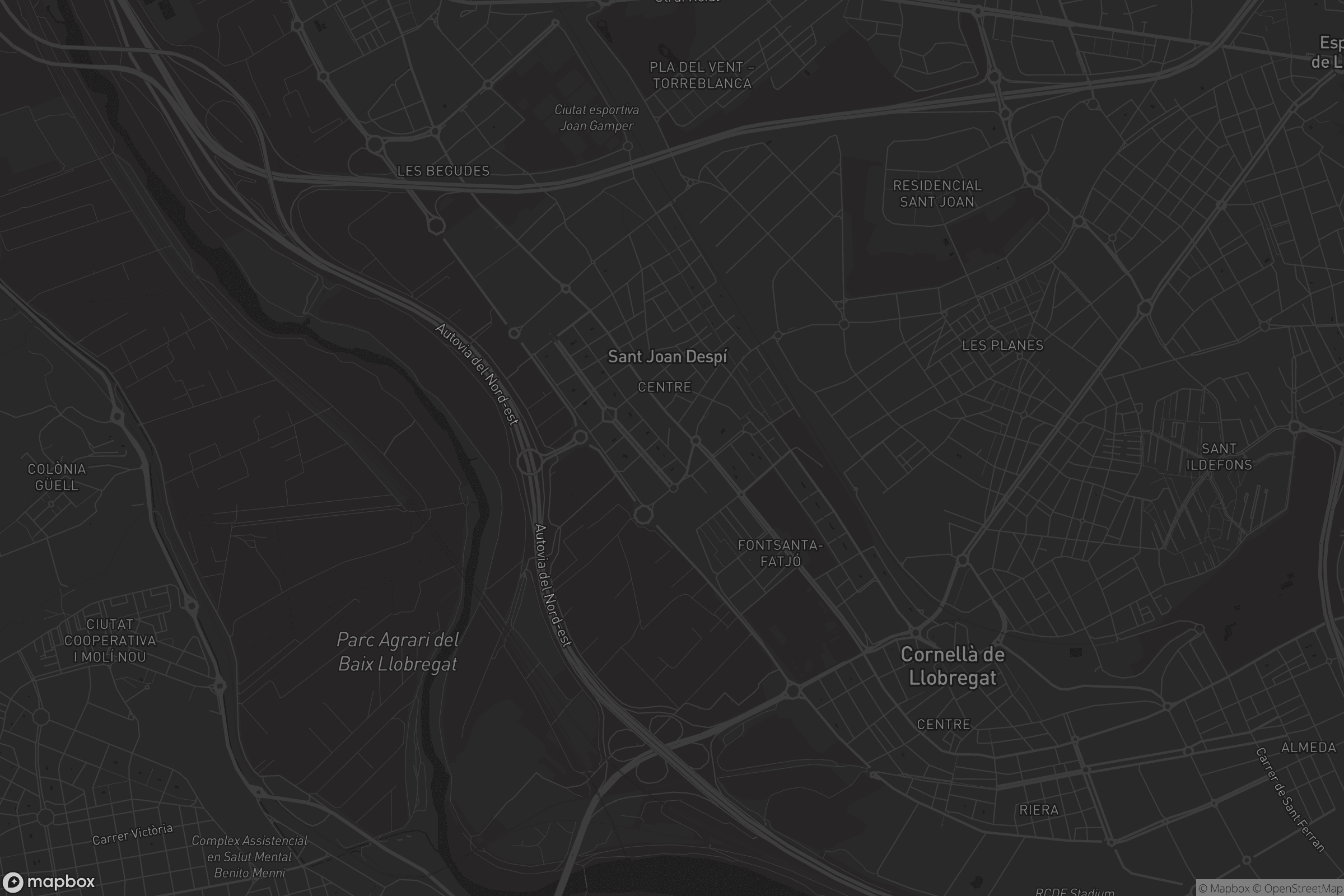 Mapa de Sant Joan Despí