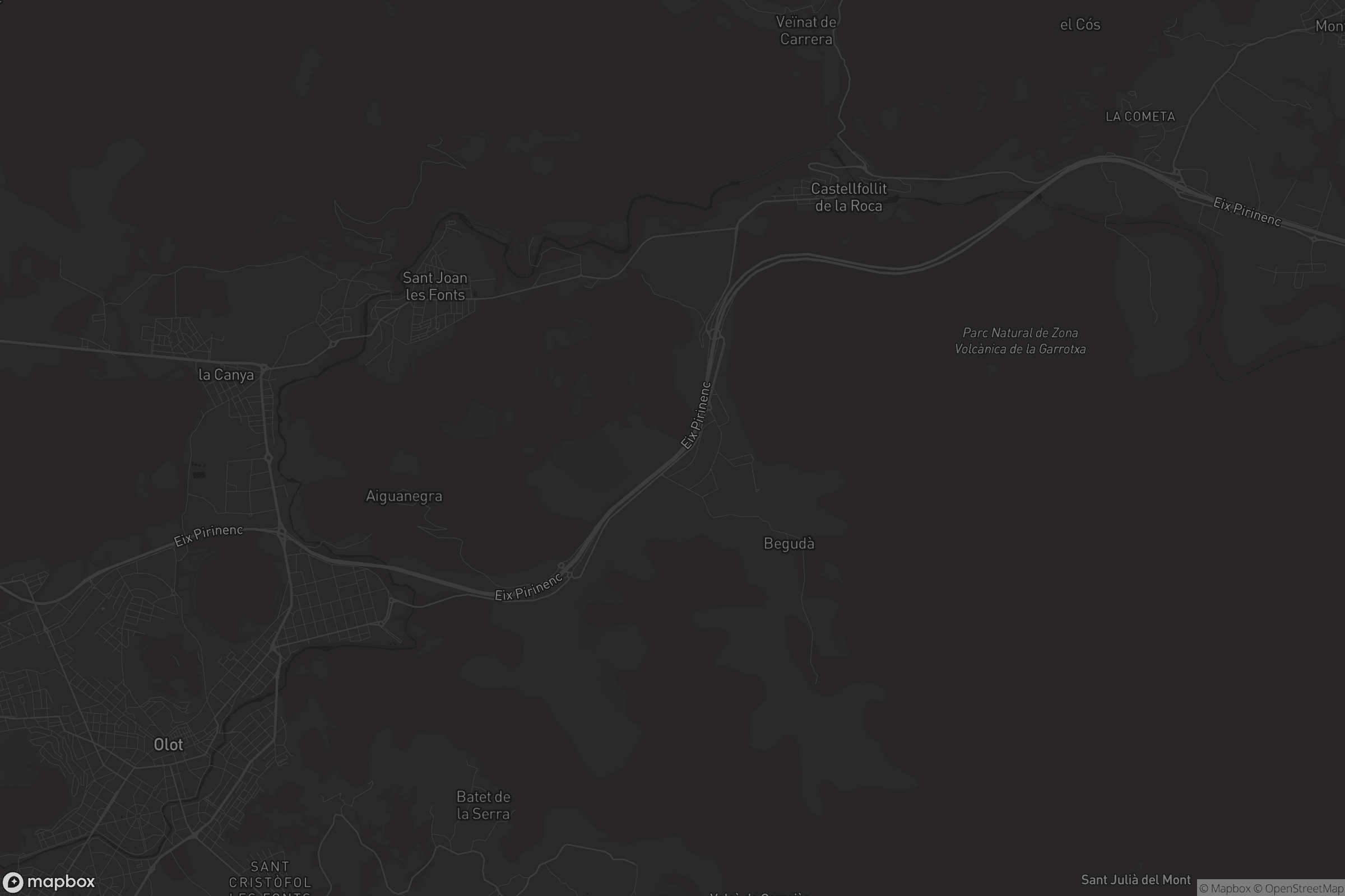 Mapa de Sant Joan les Fonts