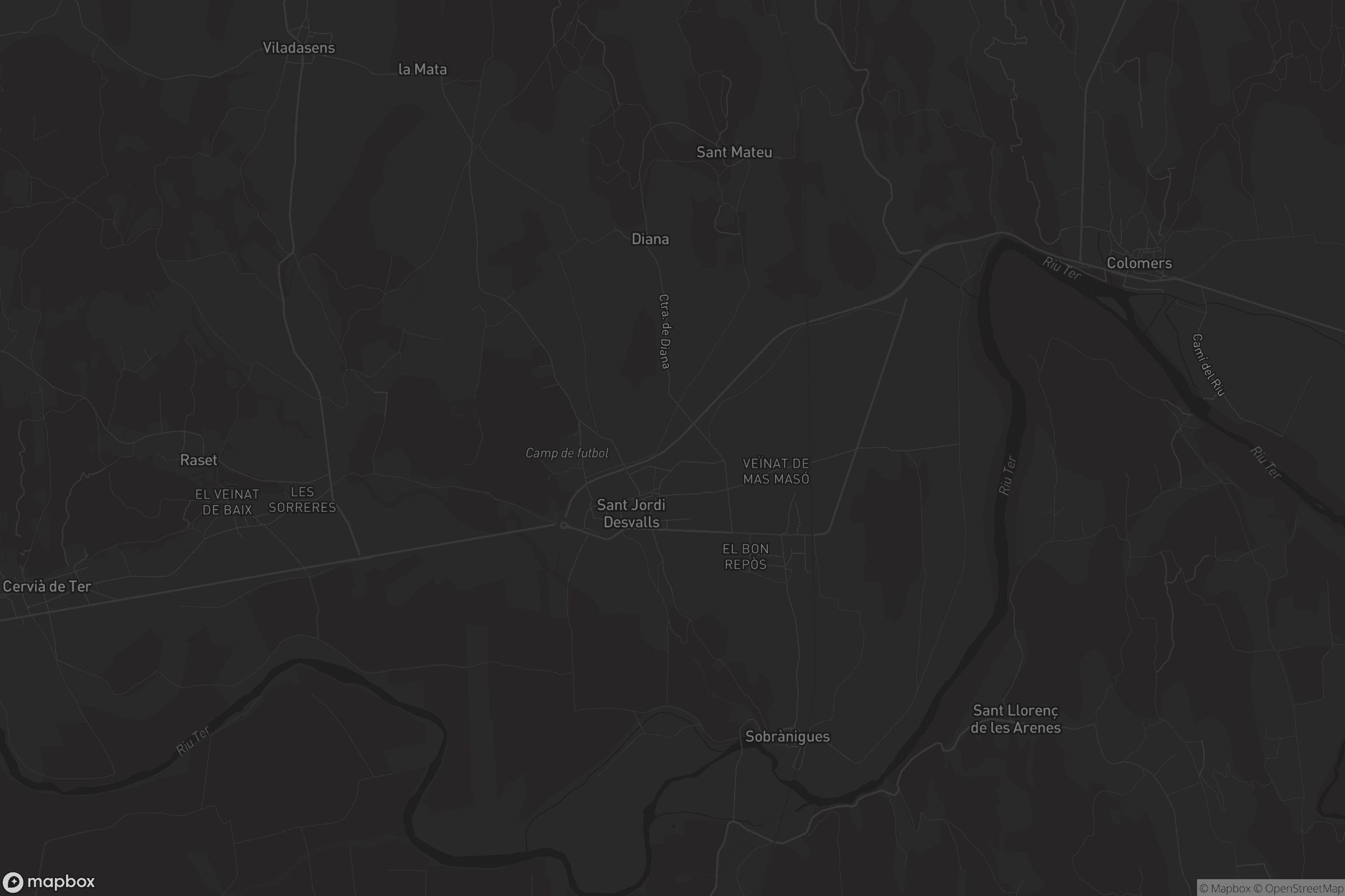 Mapa de Sant Jordi Desvalls