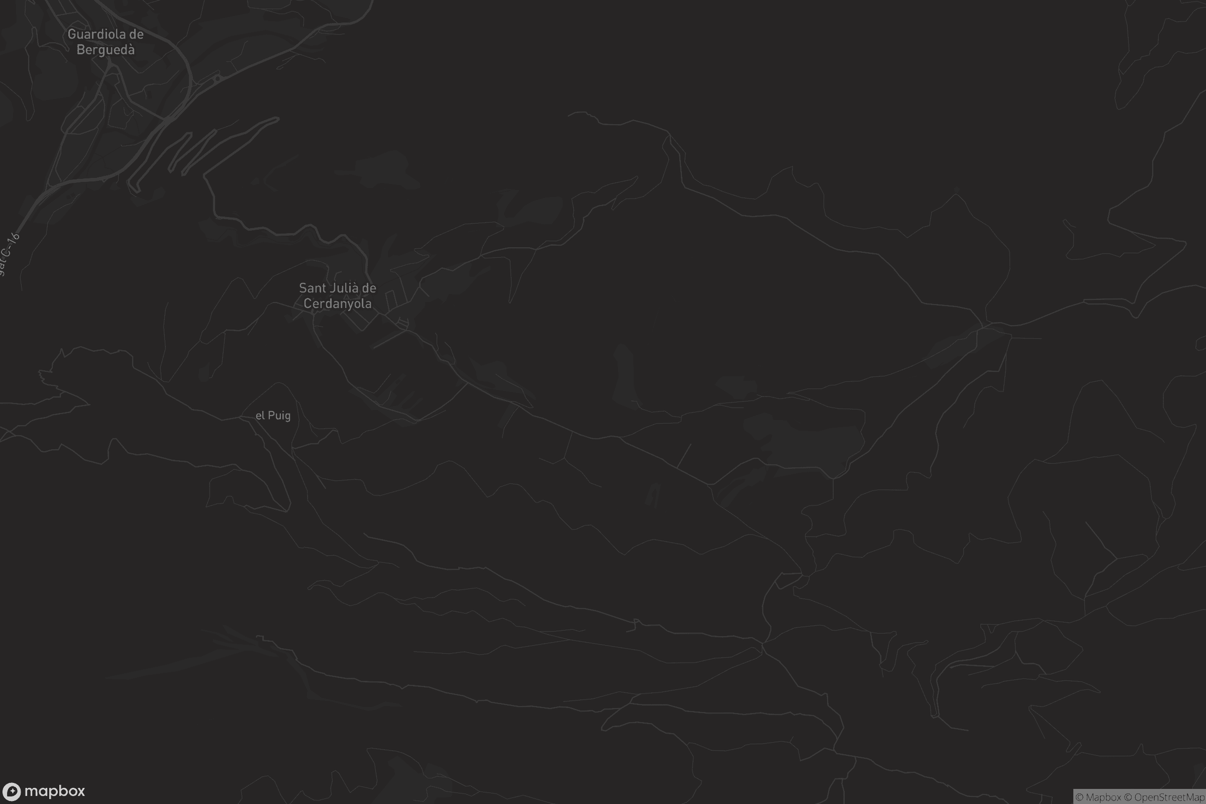 Mapa de Sant Julià de Cerdanyola