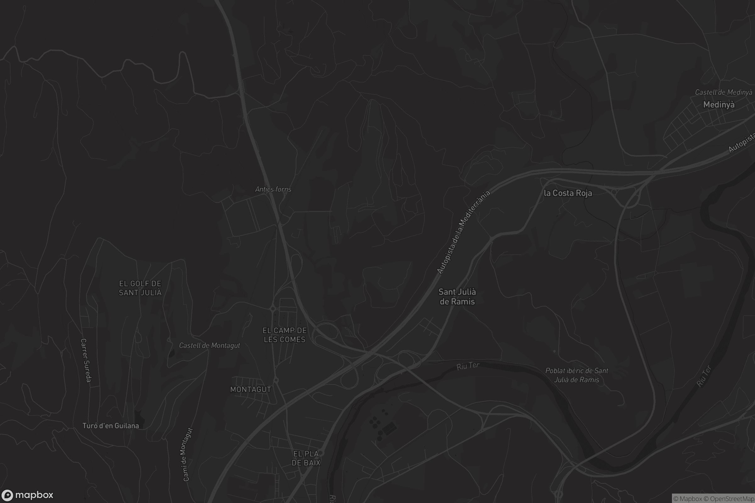 Mapa de Sant Julià de Ramis