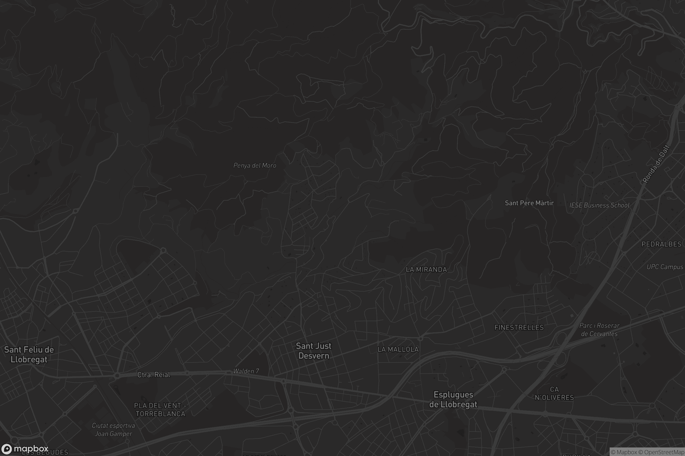 Mapa de Sant Just Desvern