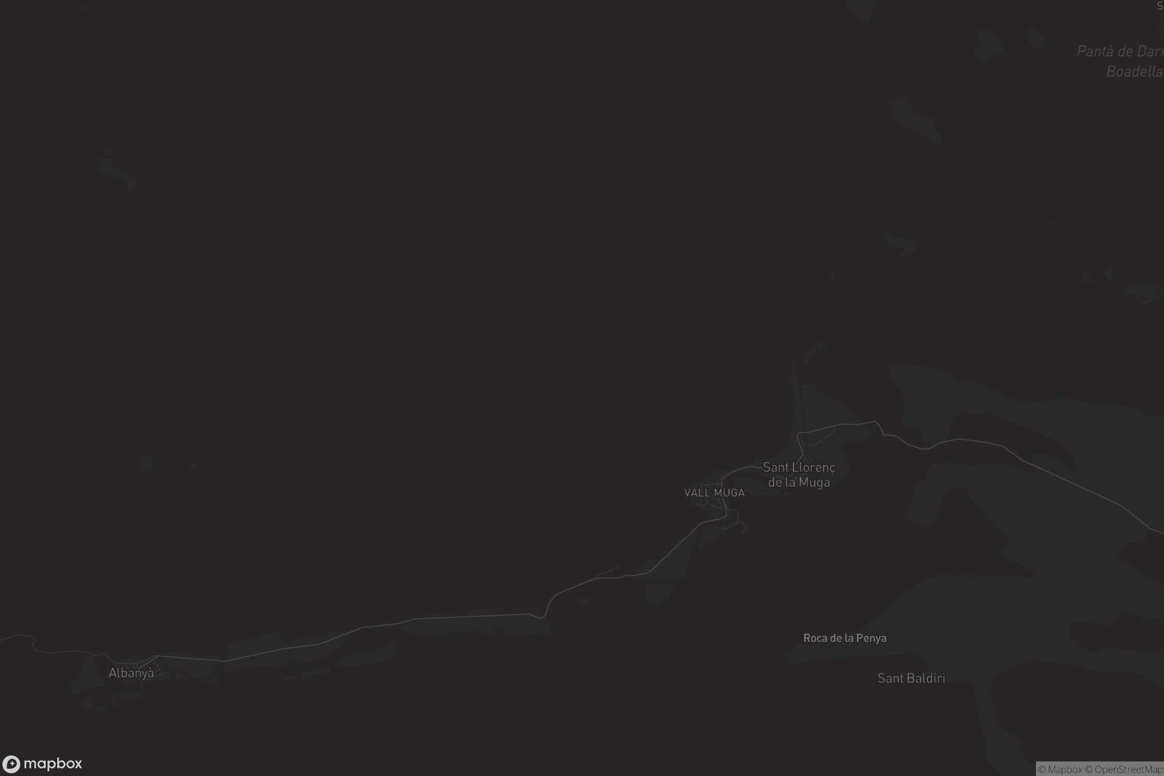 Mapa de Sant Llorenç de la Muga