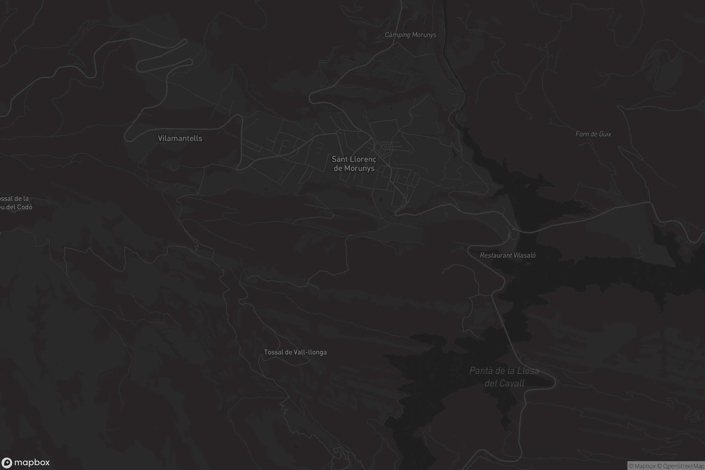 Mapa de Sant Llorenç de Morunys
