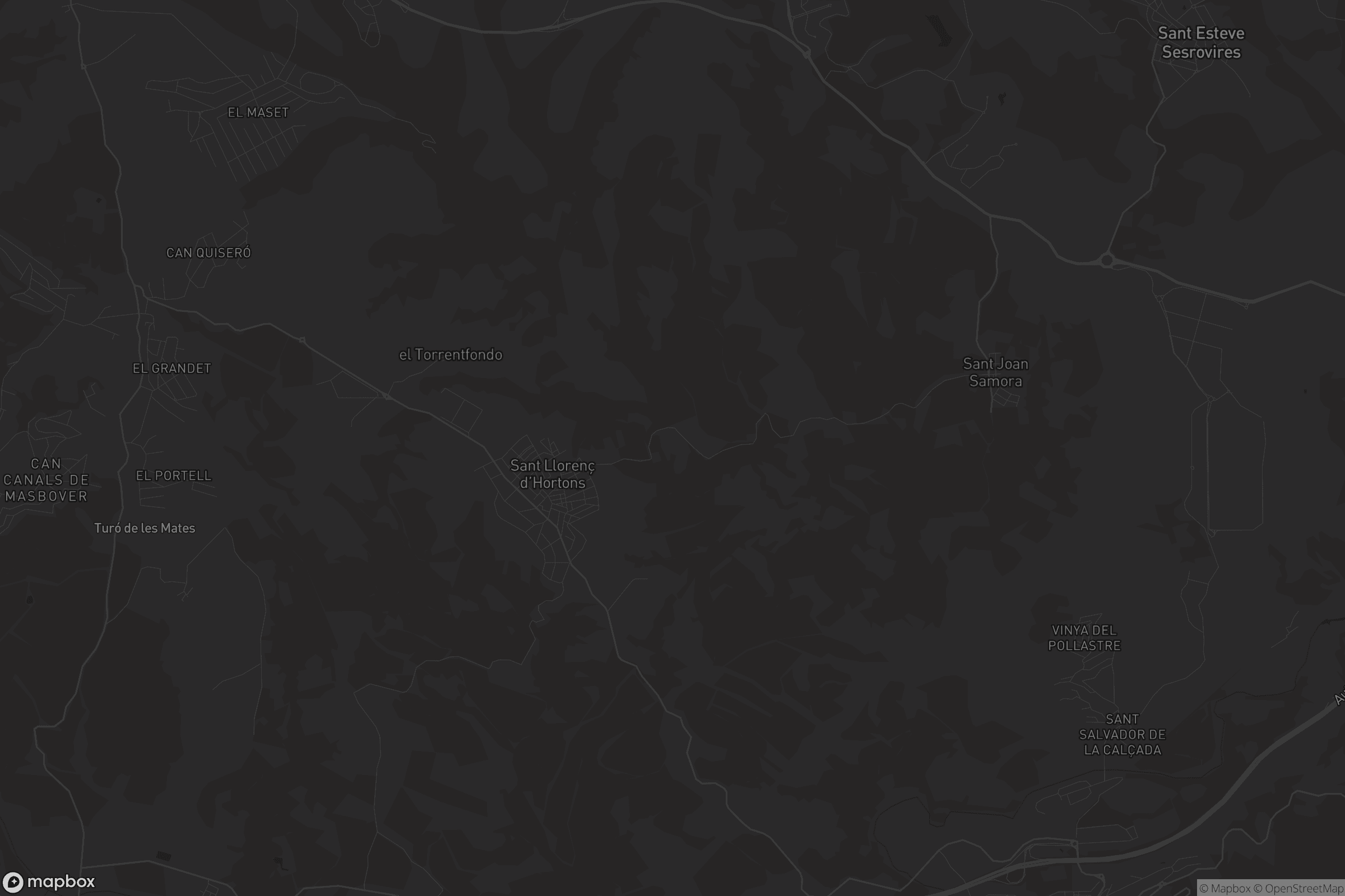 Mapa de Sant Llorenç d'Hortons