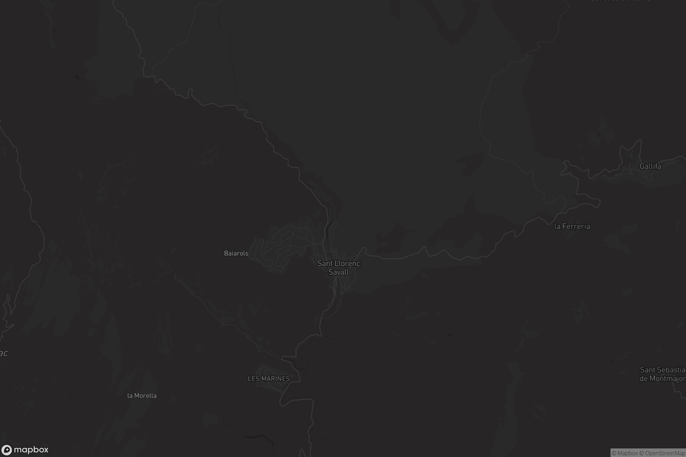 Mapa de Sant Llorenç Savall