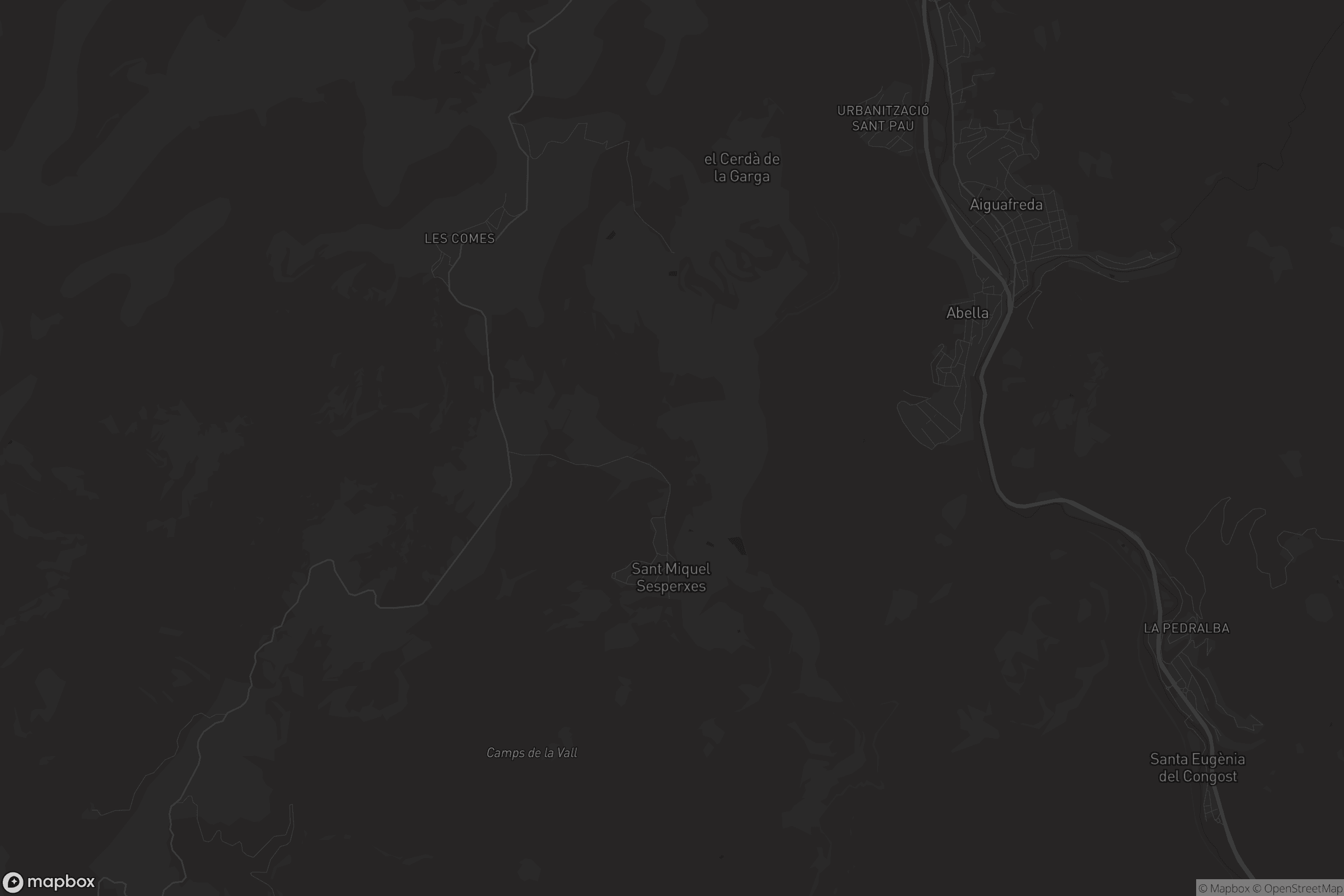 Mapa de Sant Martí de Centelles