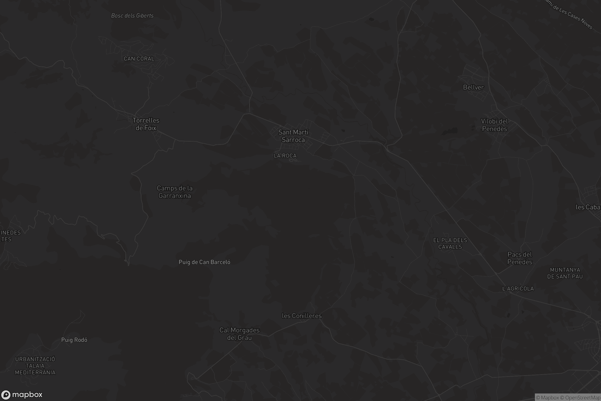 Mapa de Sant Martí Sarroca