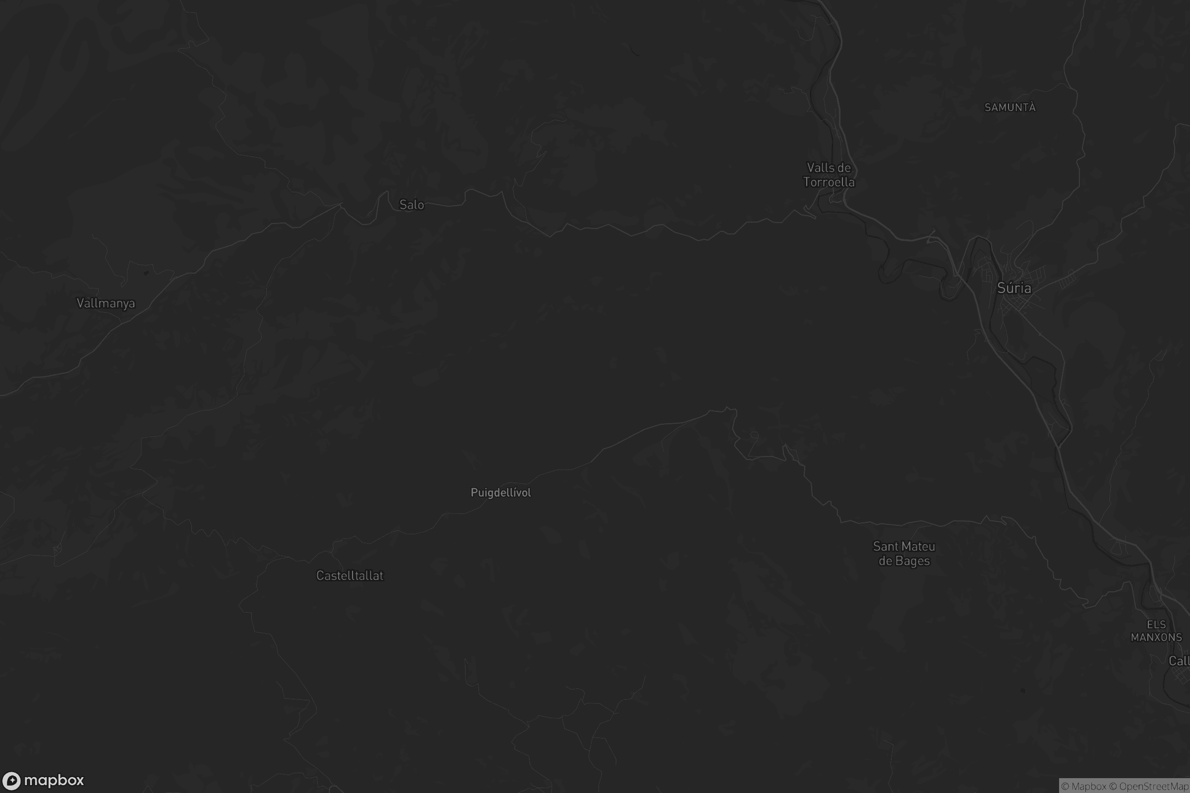 Mapa de Sant Mateu de Bages