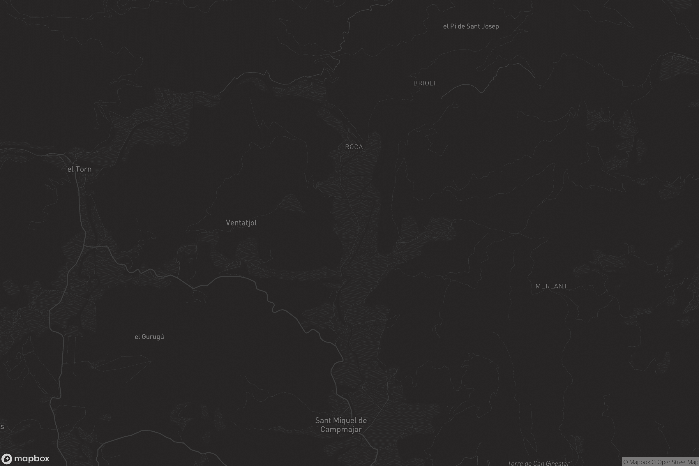 Mapa de Sant Miquel de Campmajor