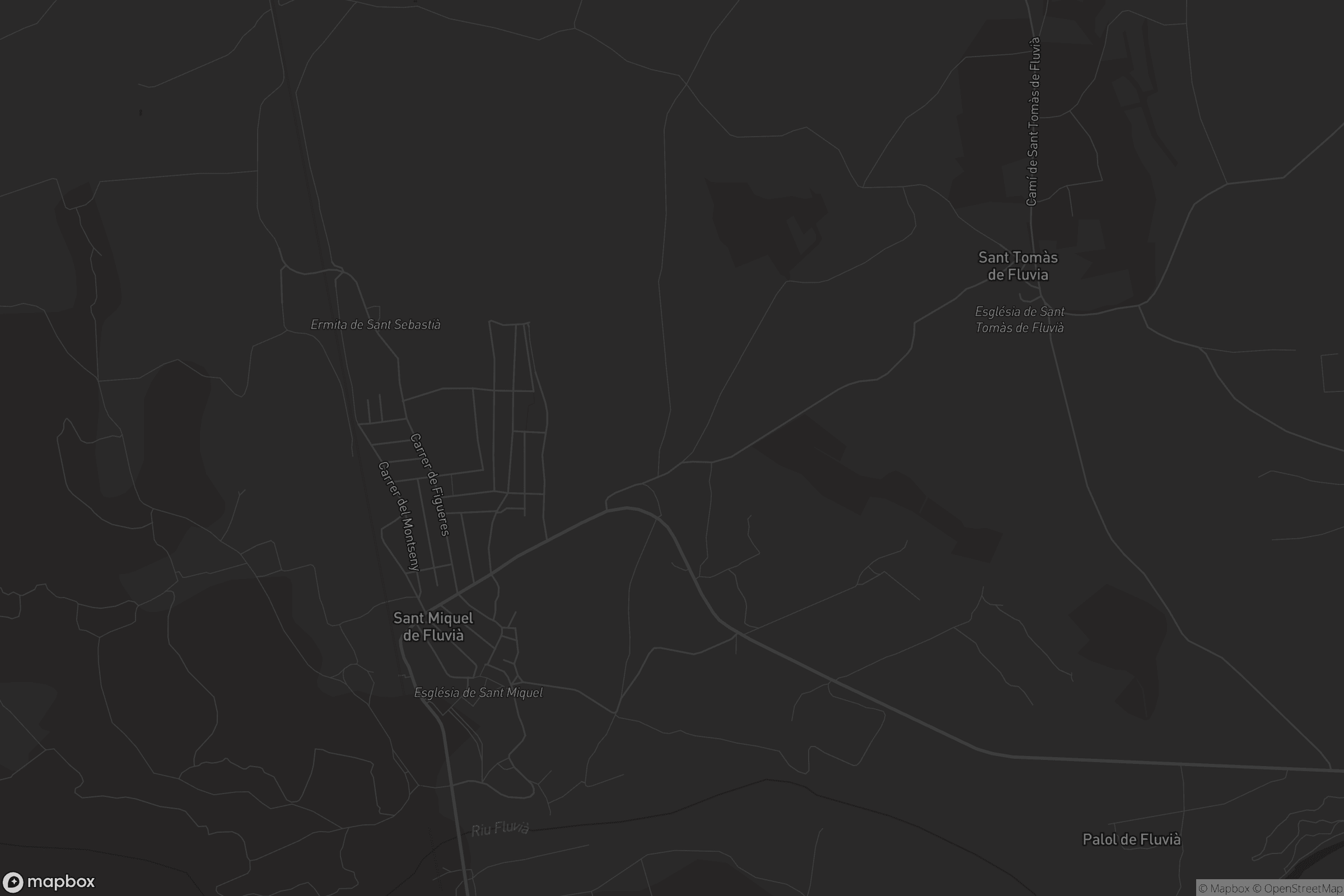 Mapa de Sant Miquel de Fluvià