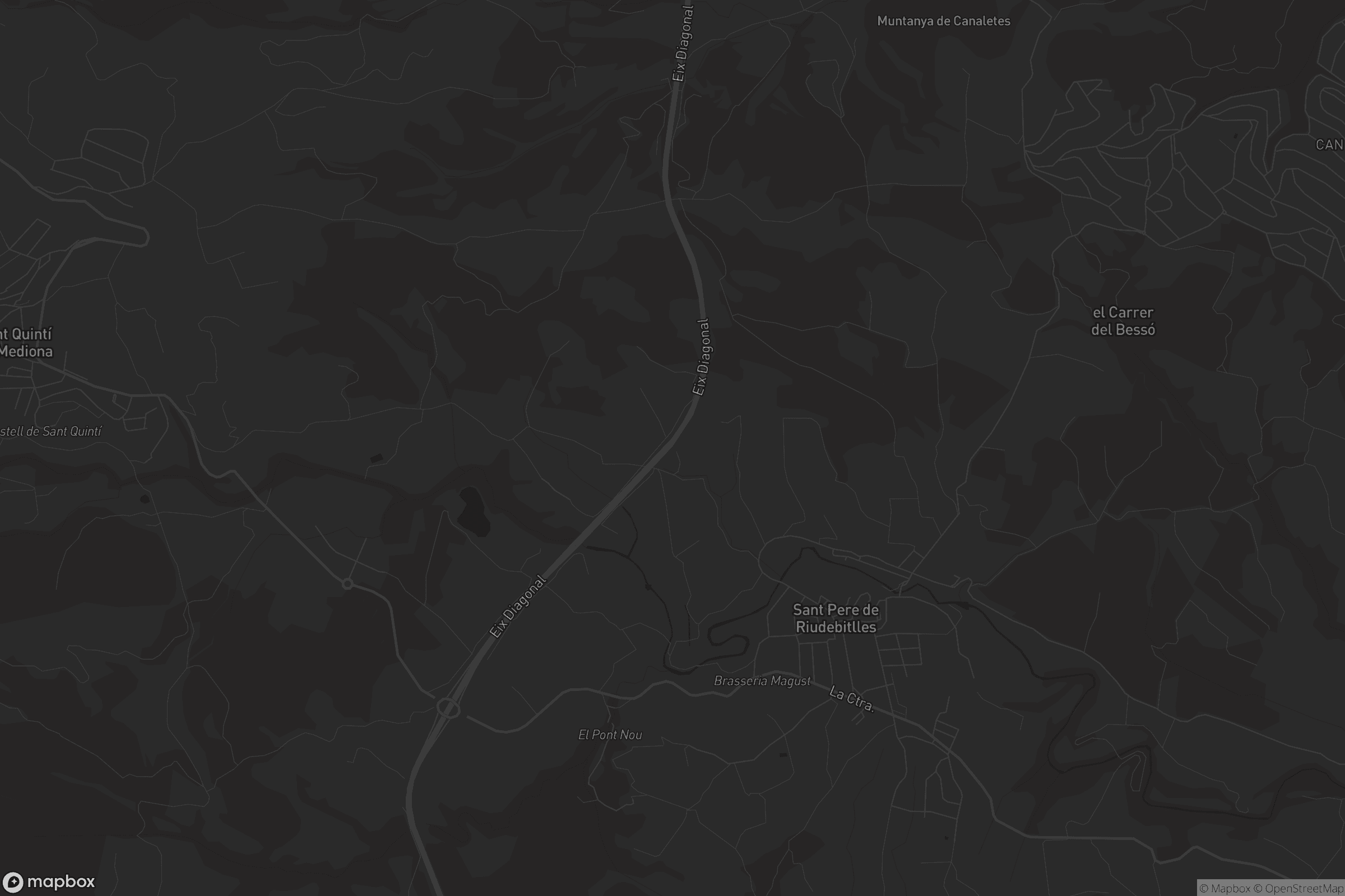 Mapa de Sant Pere de Riudebitlles