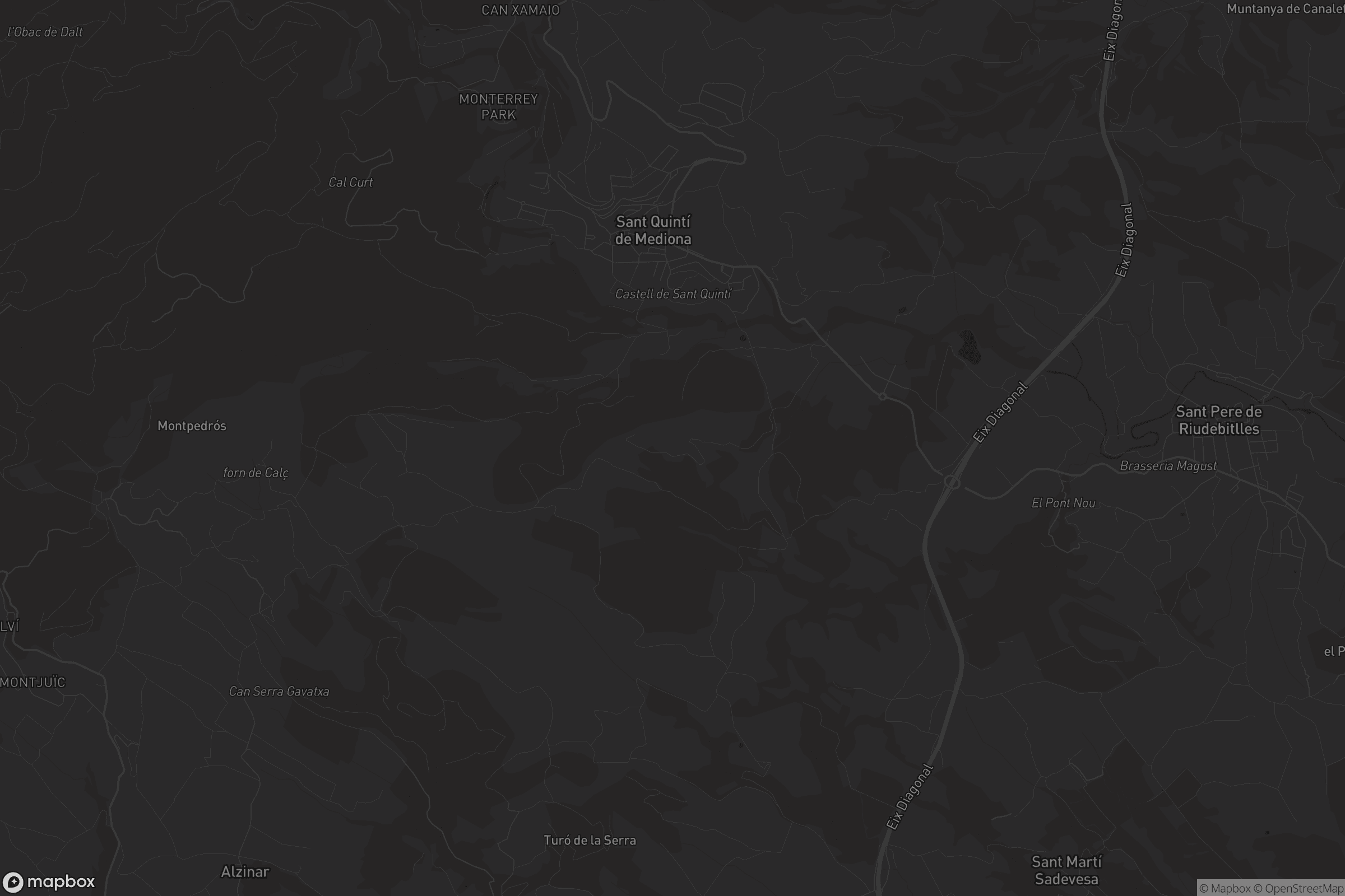 Mapa de Sant Quintí de Mediona