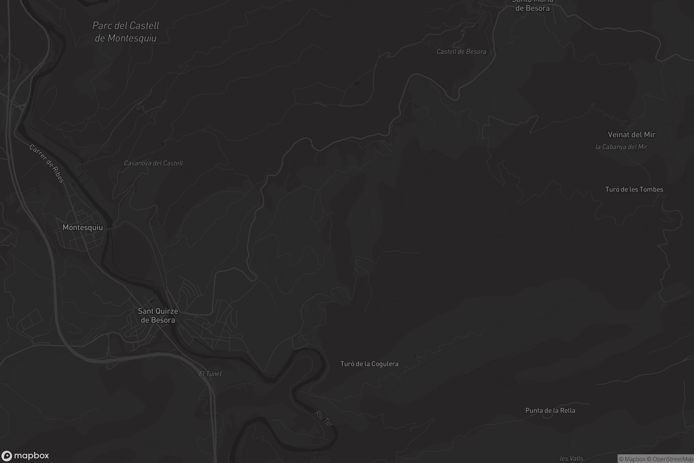 Mapa de Sant Quirze de Besora