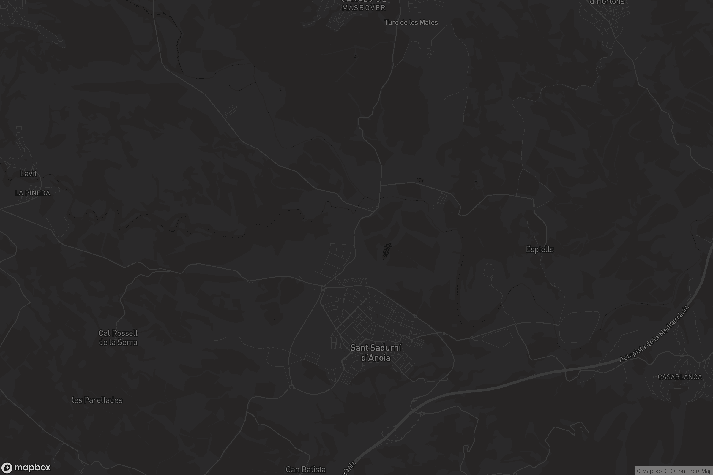 Mapa de Sant Sadurní d'Anoia