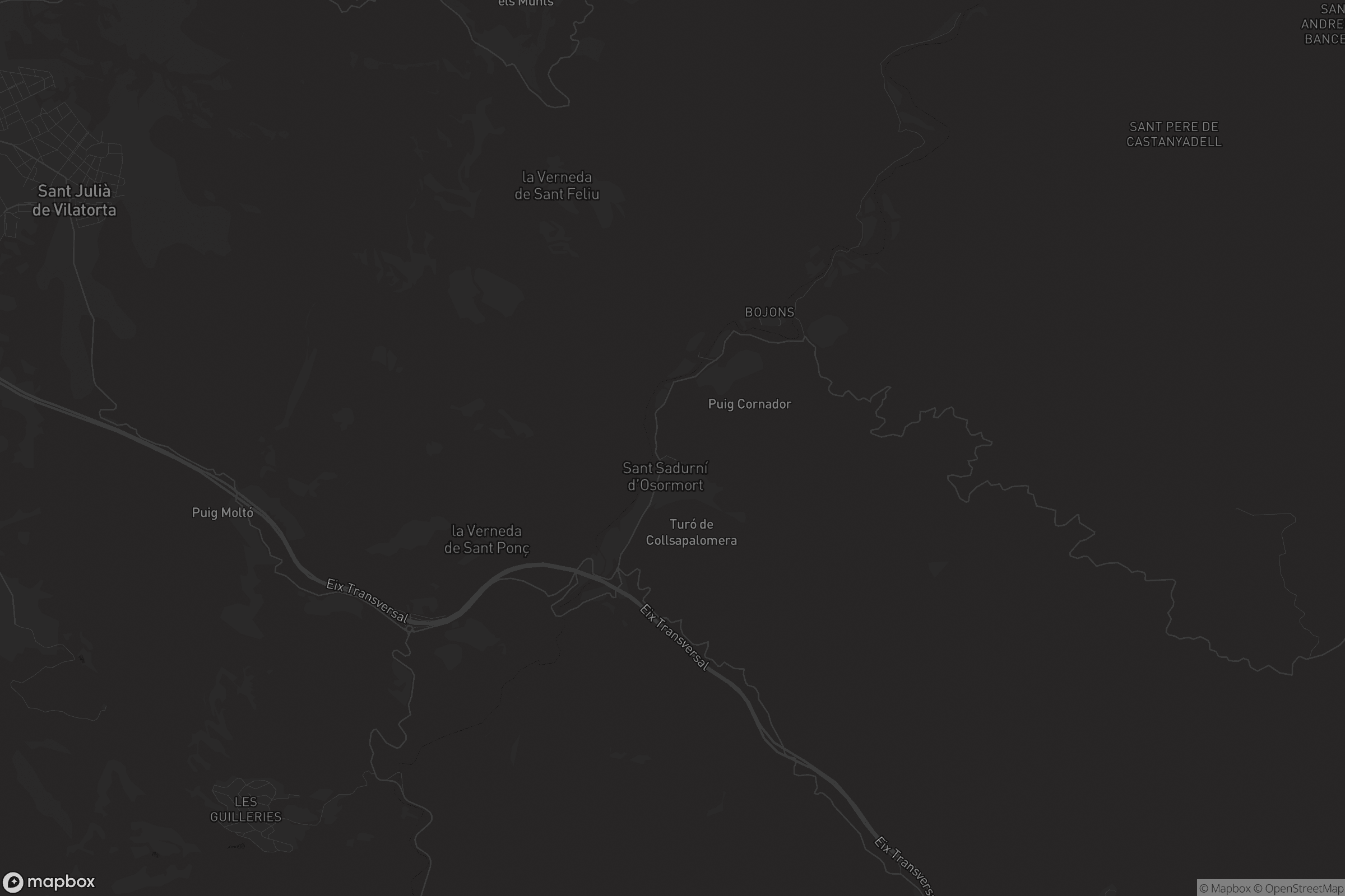 Mapa de Sant Sadurní d'Osormort