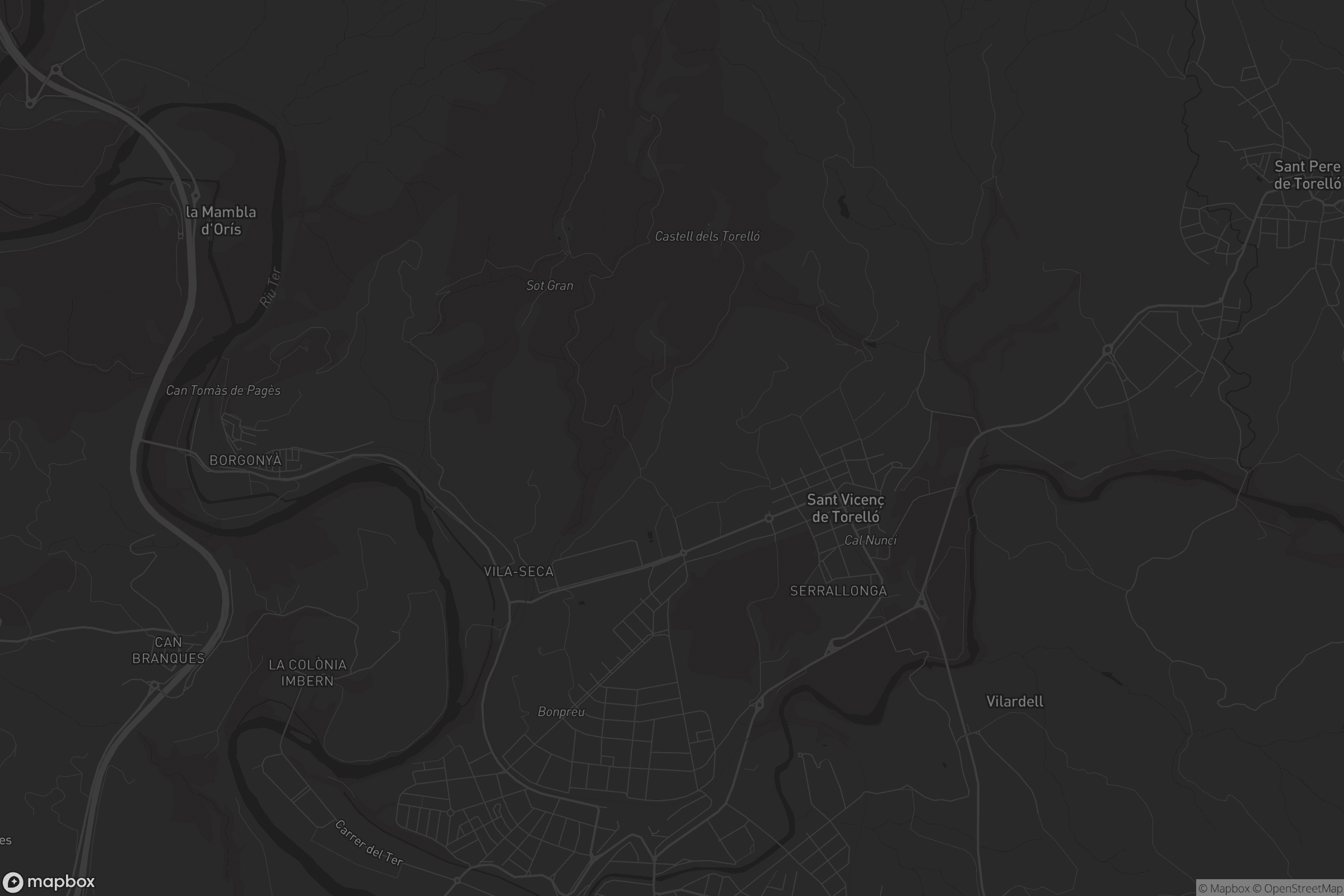Mapa de Sant Vicenç de Torelló