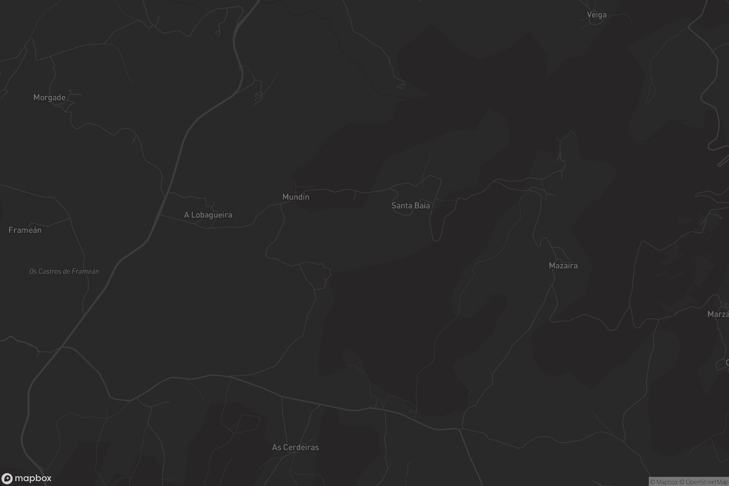 Mapa de Santa Baia de Búbal