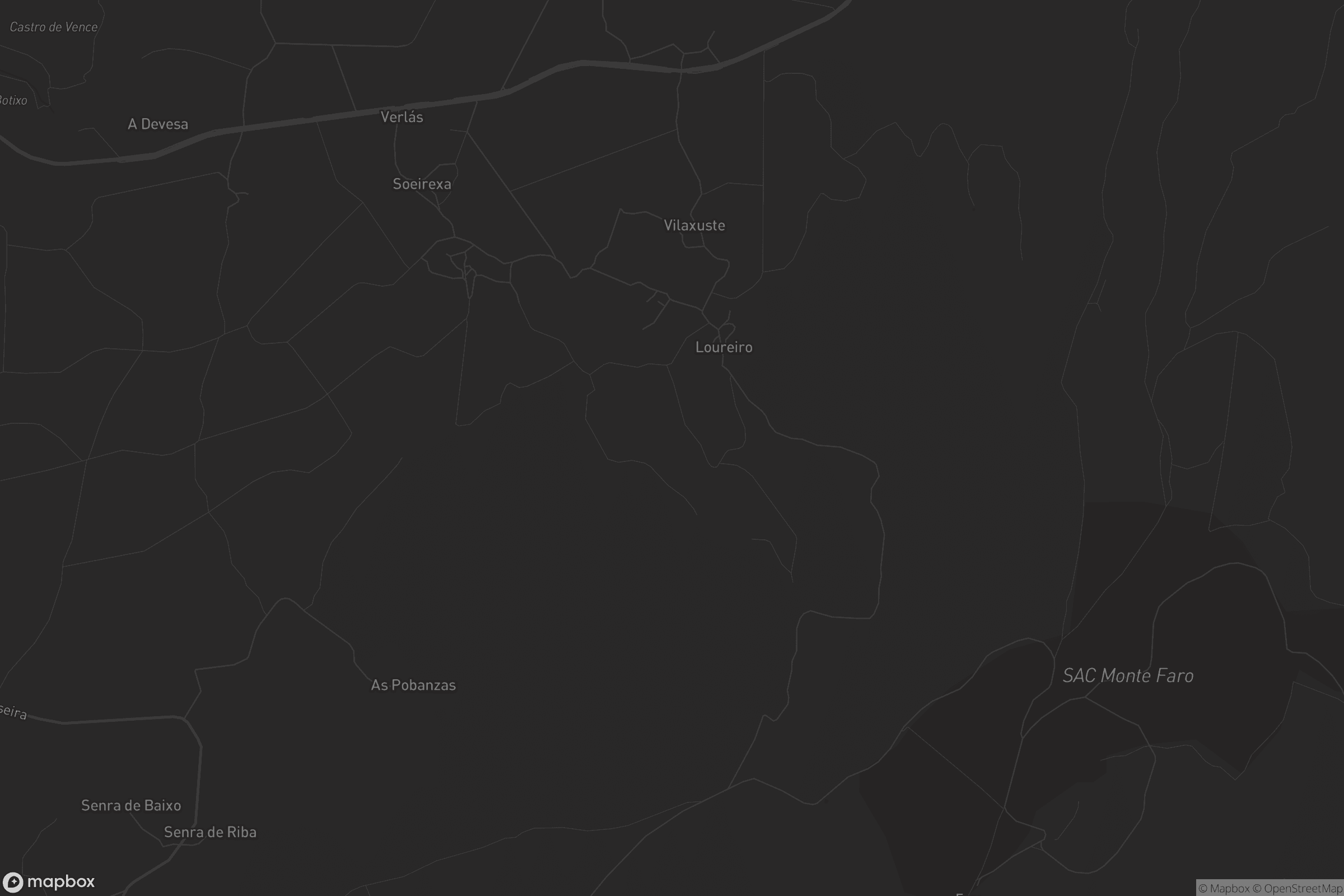 Mapa de Santa Baia de Camba