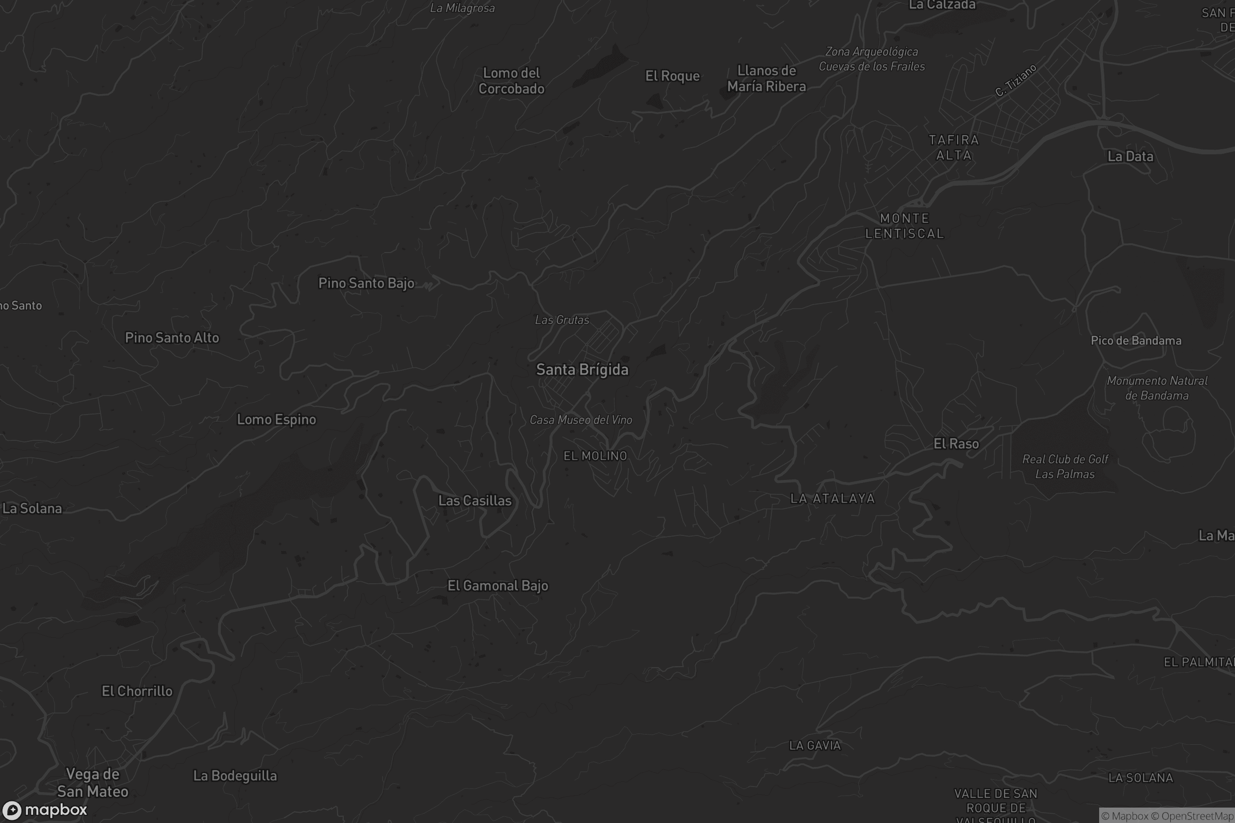 Mapa de Santa Brígida