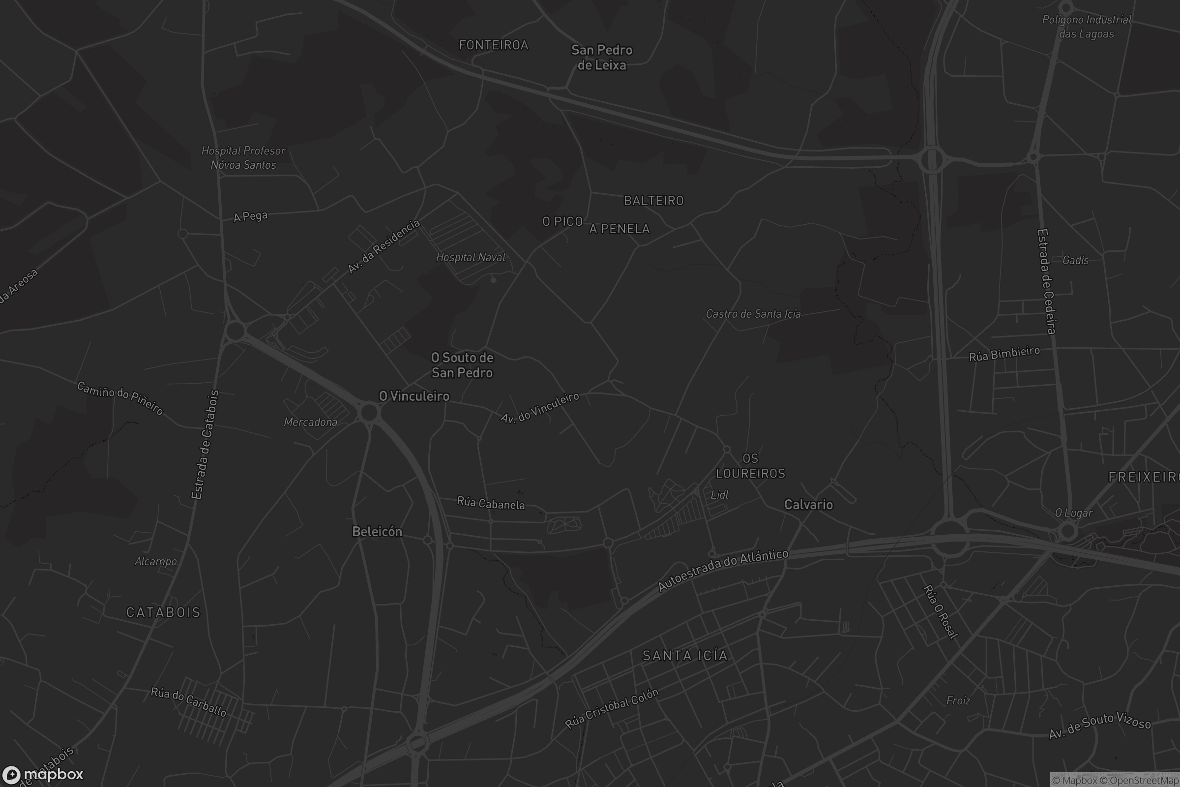 Mapa de Santa Cecilia de Trasancos