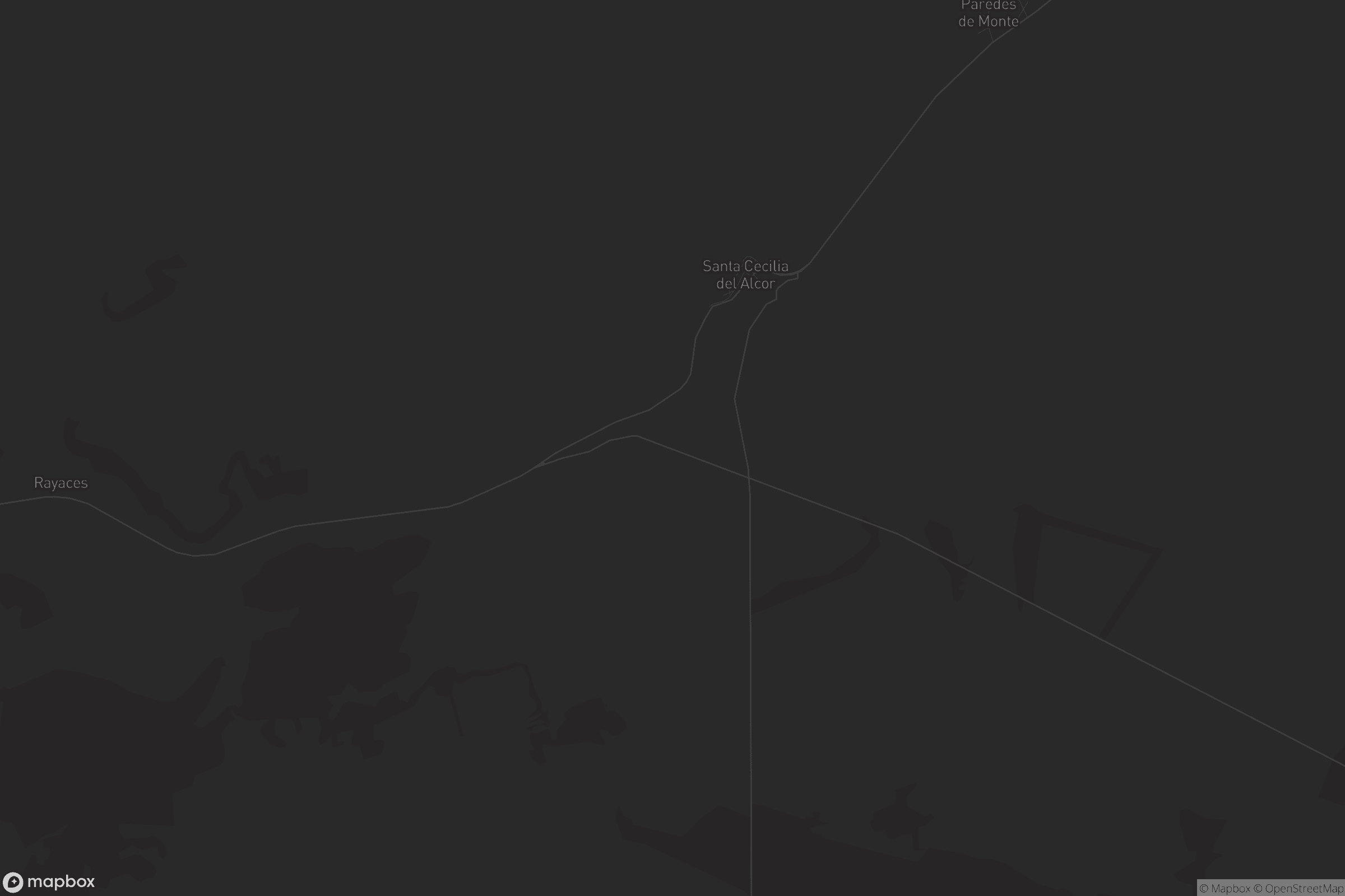 Mapa de Santa Cecilia del Alcor