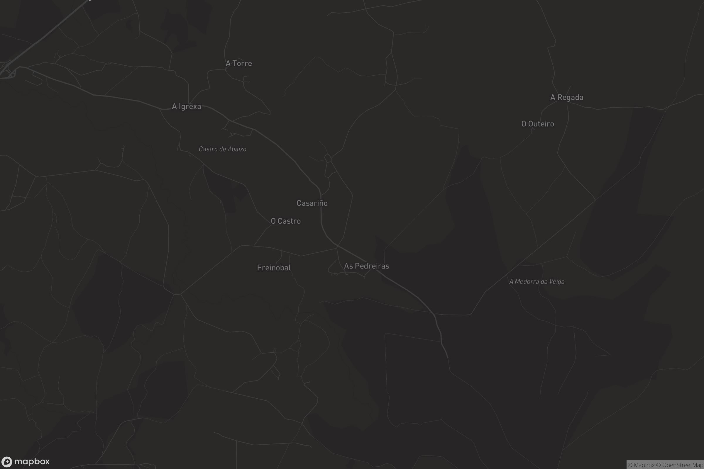 Mapa de Santa Comba de Orizón