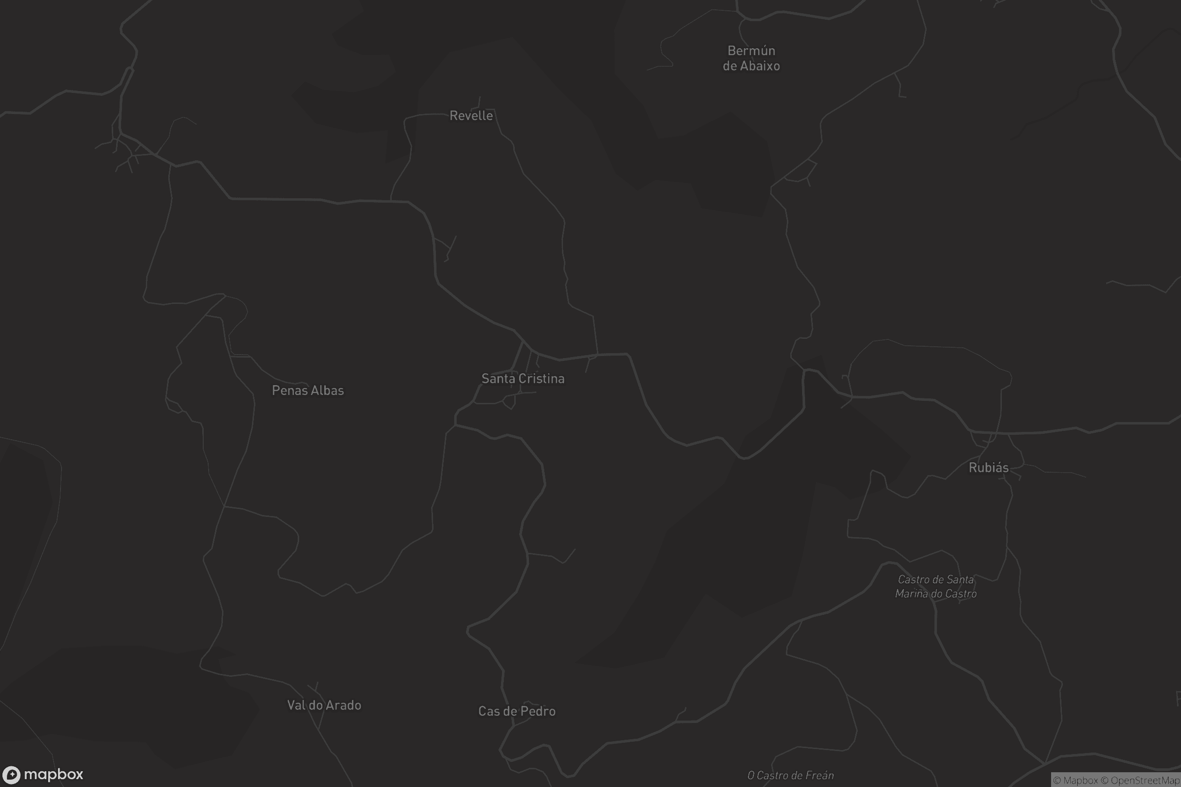 Mapa de Santa Cristina de Asma