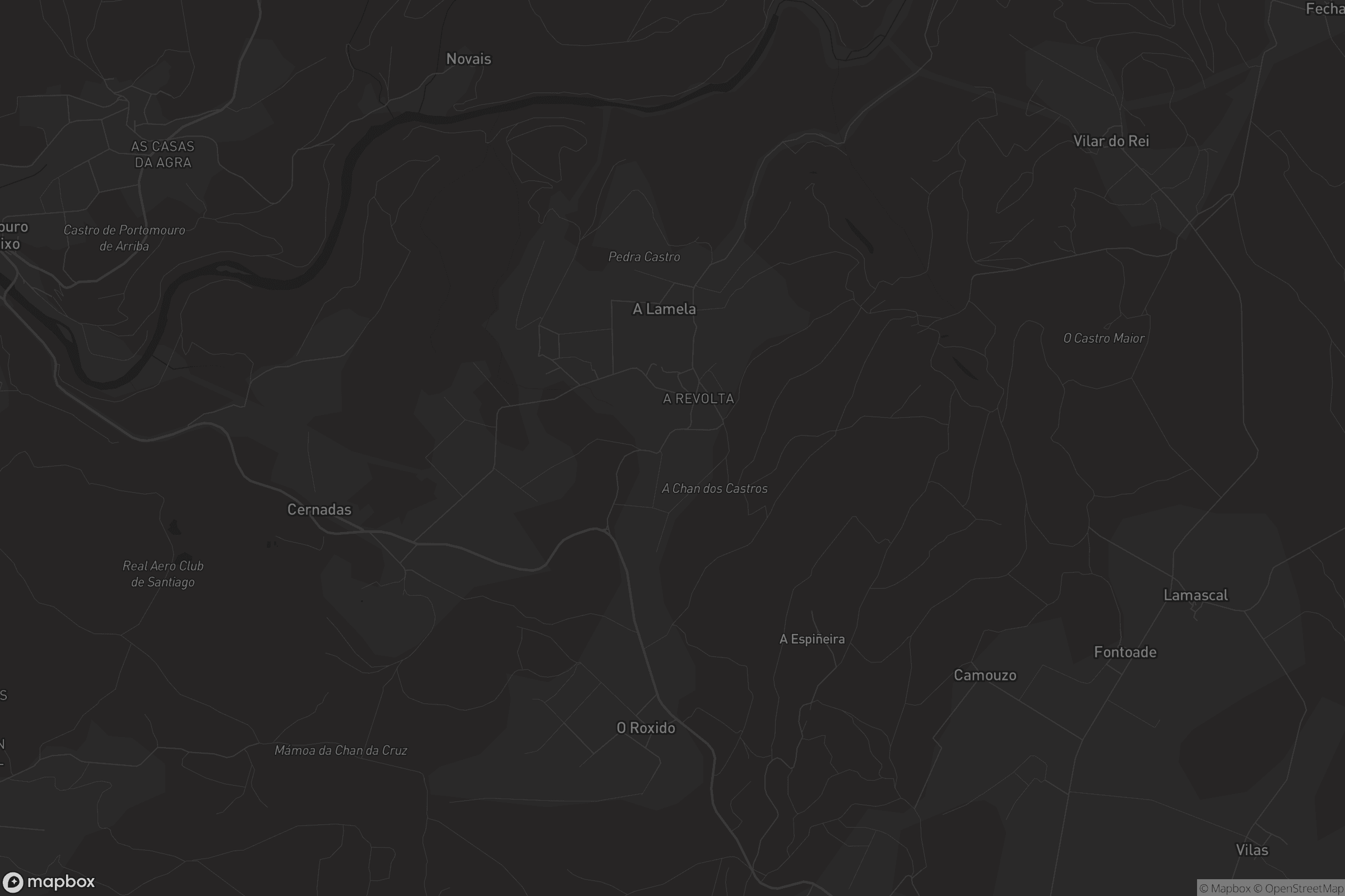 Mapa de Santa Cristina de Fecha