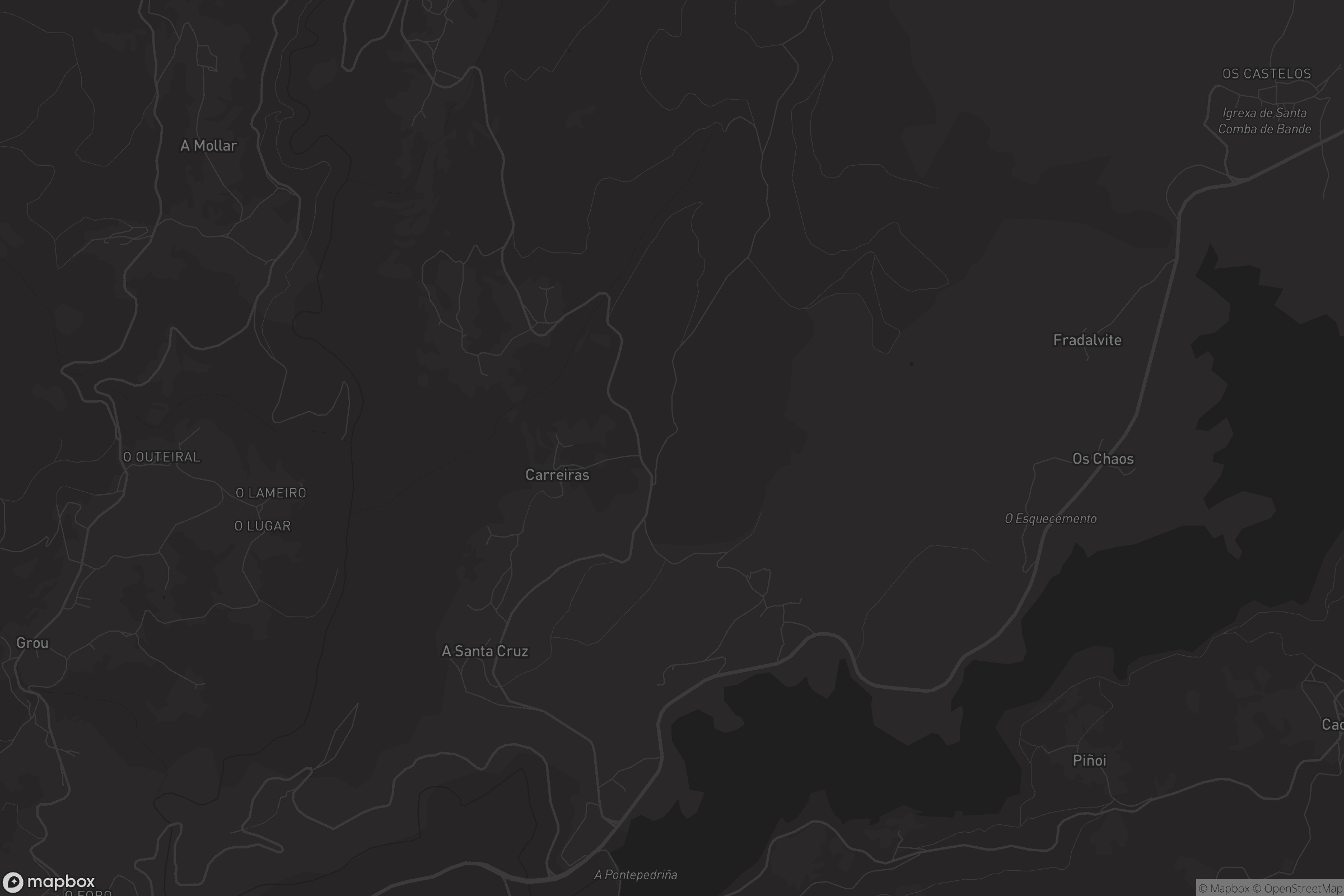 Mapa de Santa Cruz de Grou