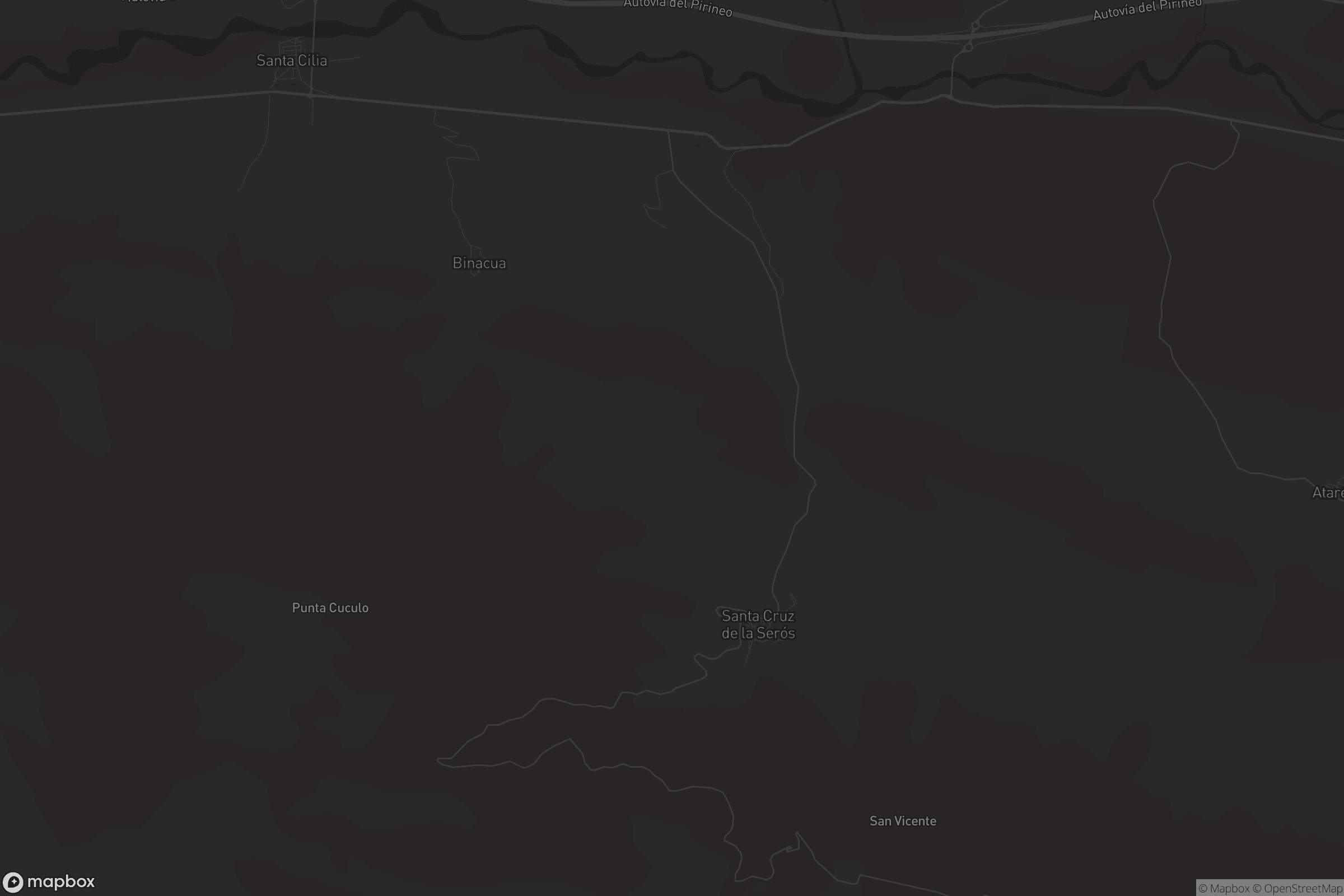 Mapa de Santa Cruz de la Serós