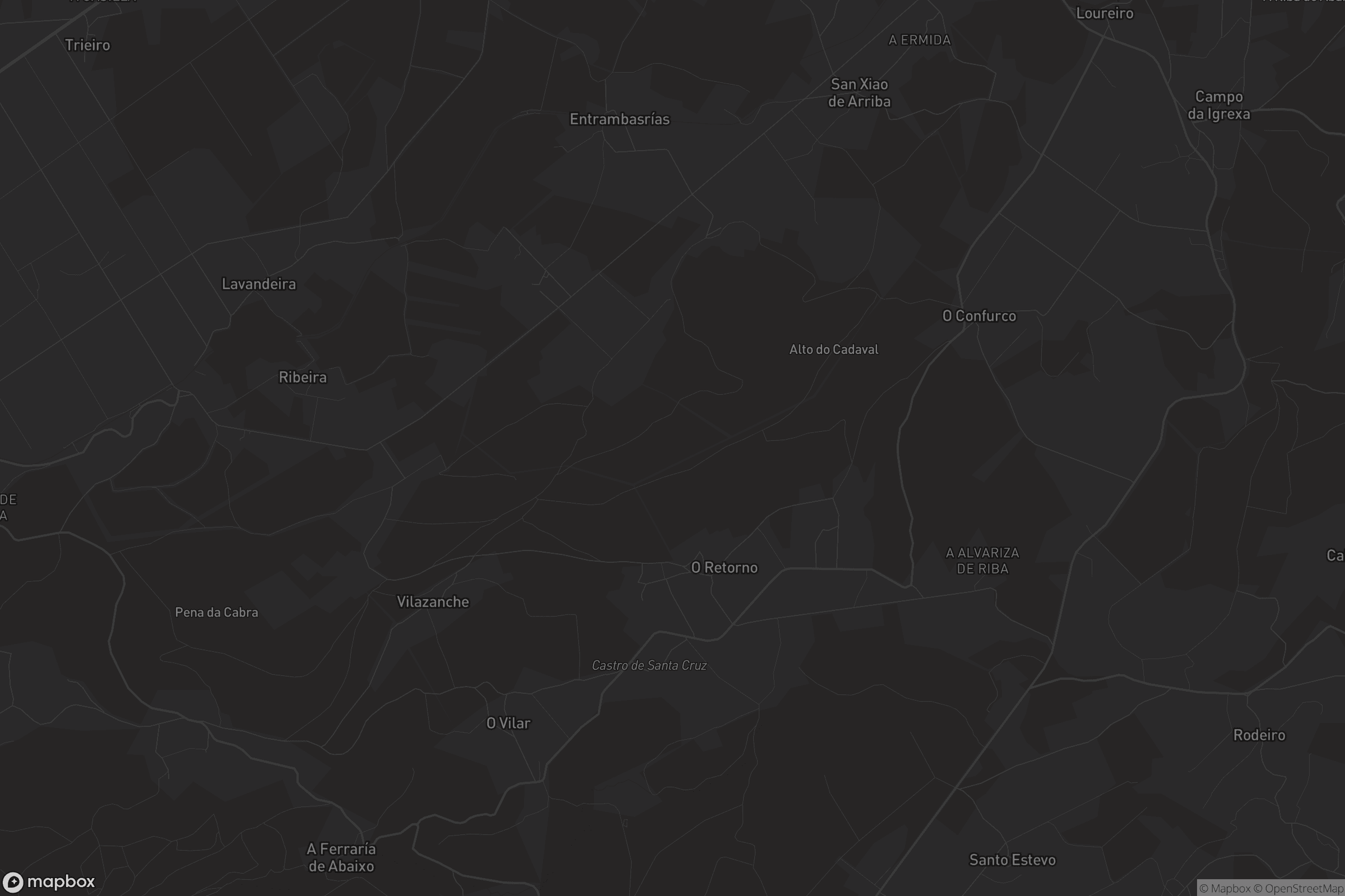 Mapa de Santa Cruz de Moeche