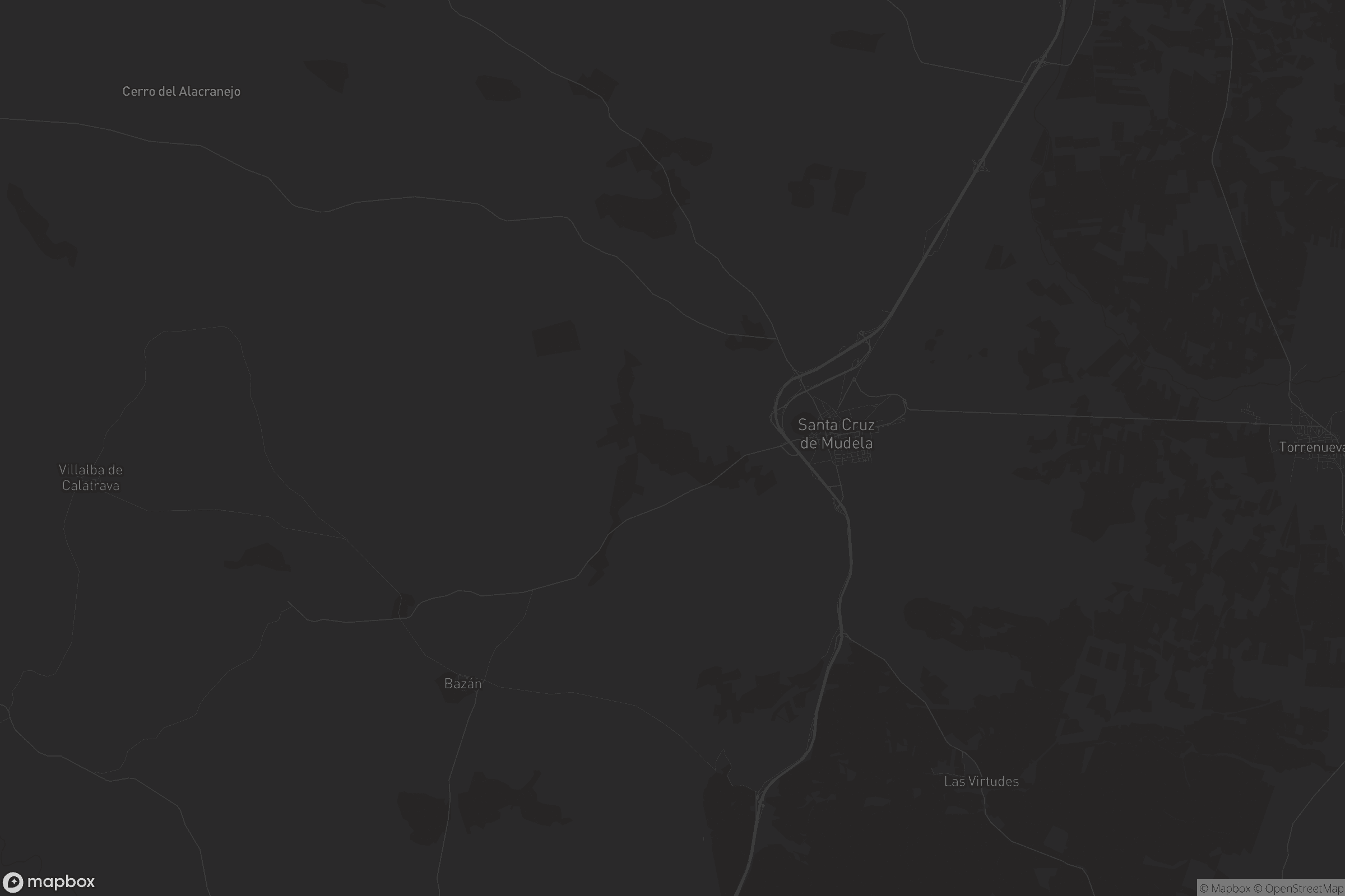 Mapa de Santa Cruz de Mudela