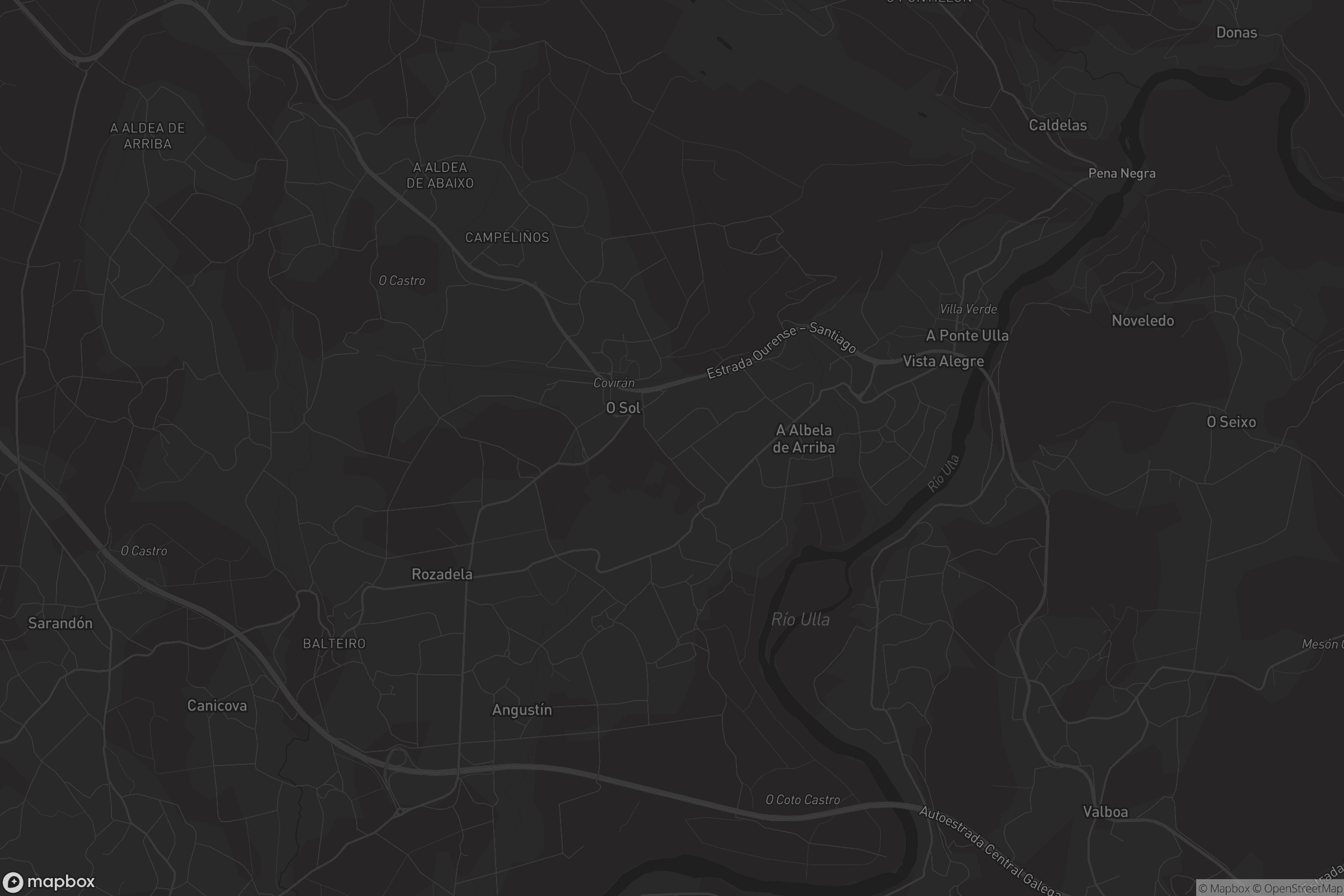 Mapa de Santa Cruz de Ribadulla