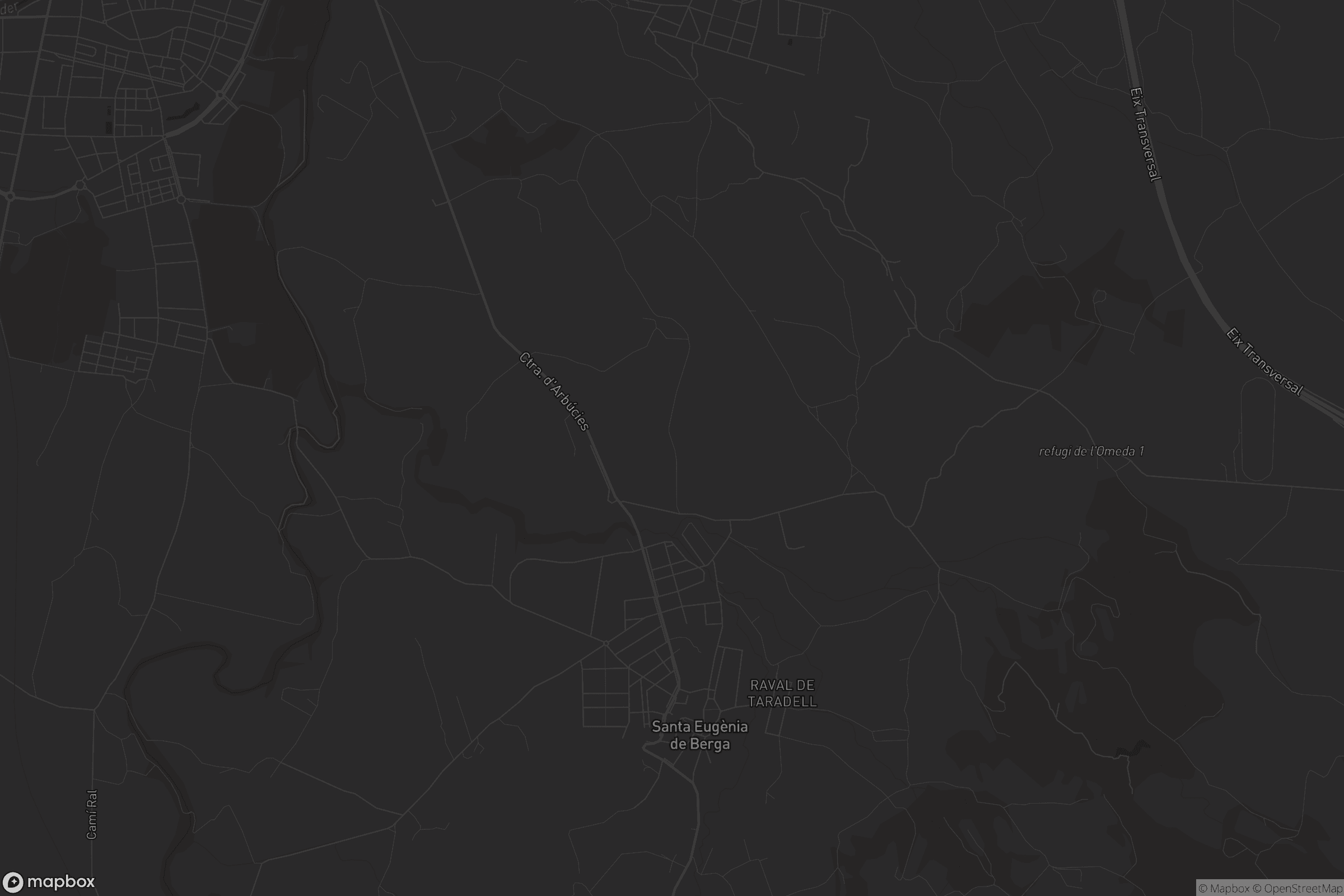 Mapa de Santa Eugènia de Berga