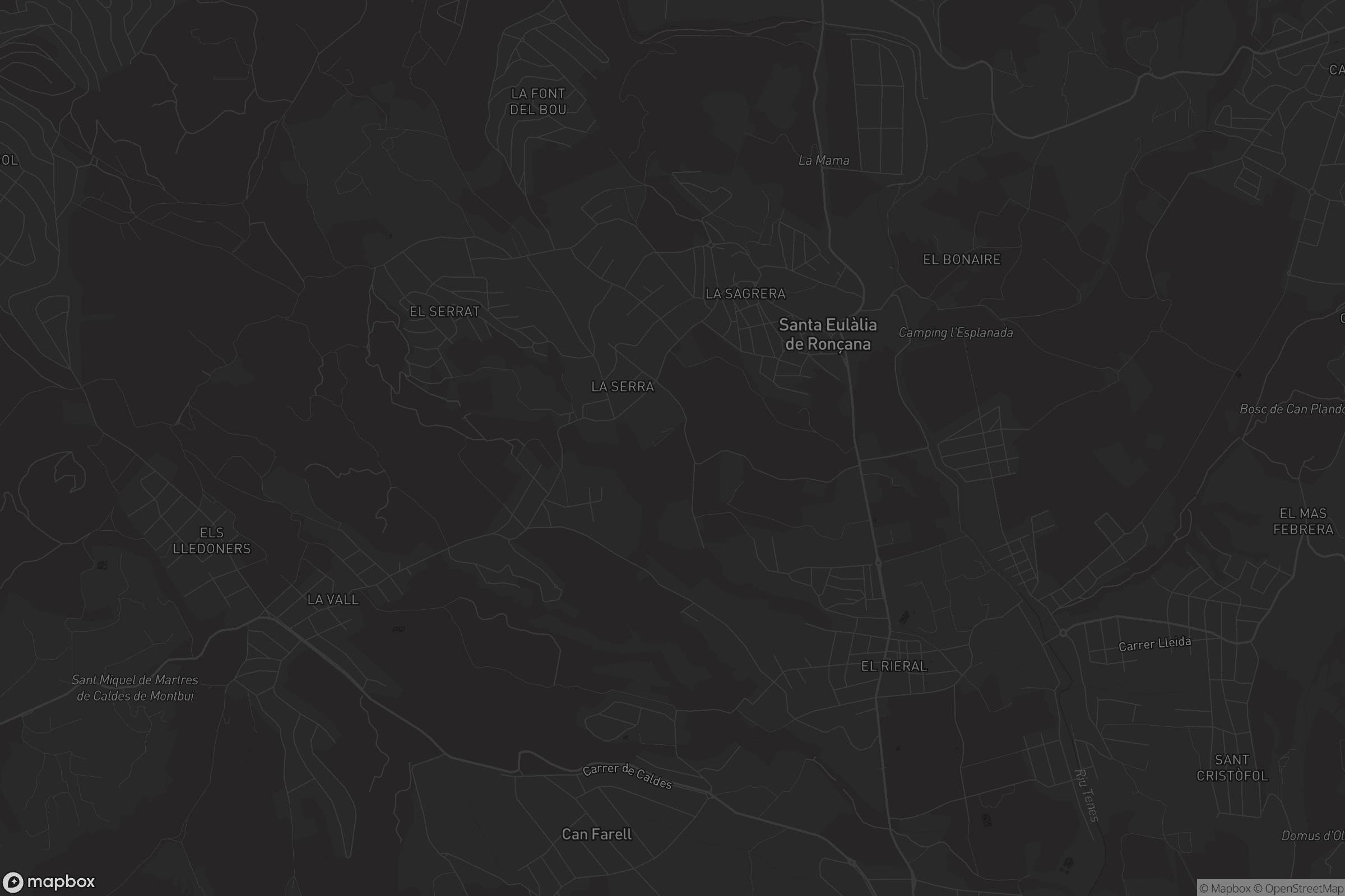 Mapa de Santa Eulàlia de Ronçana