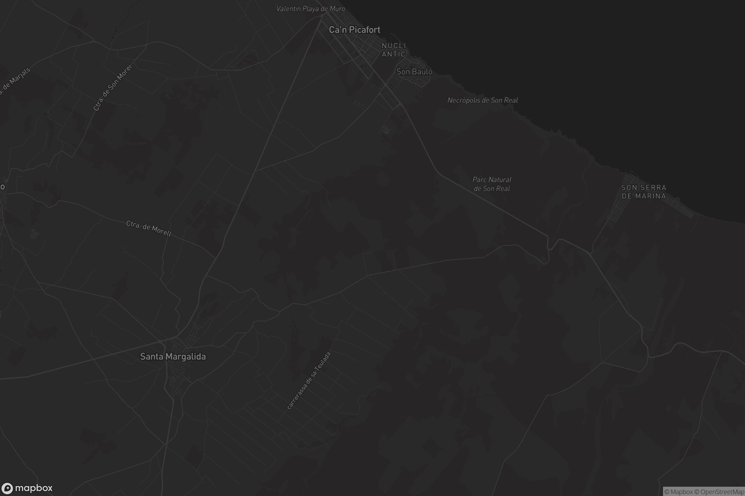 Mapa de Santa Margalida